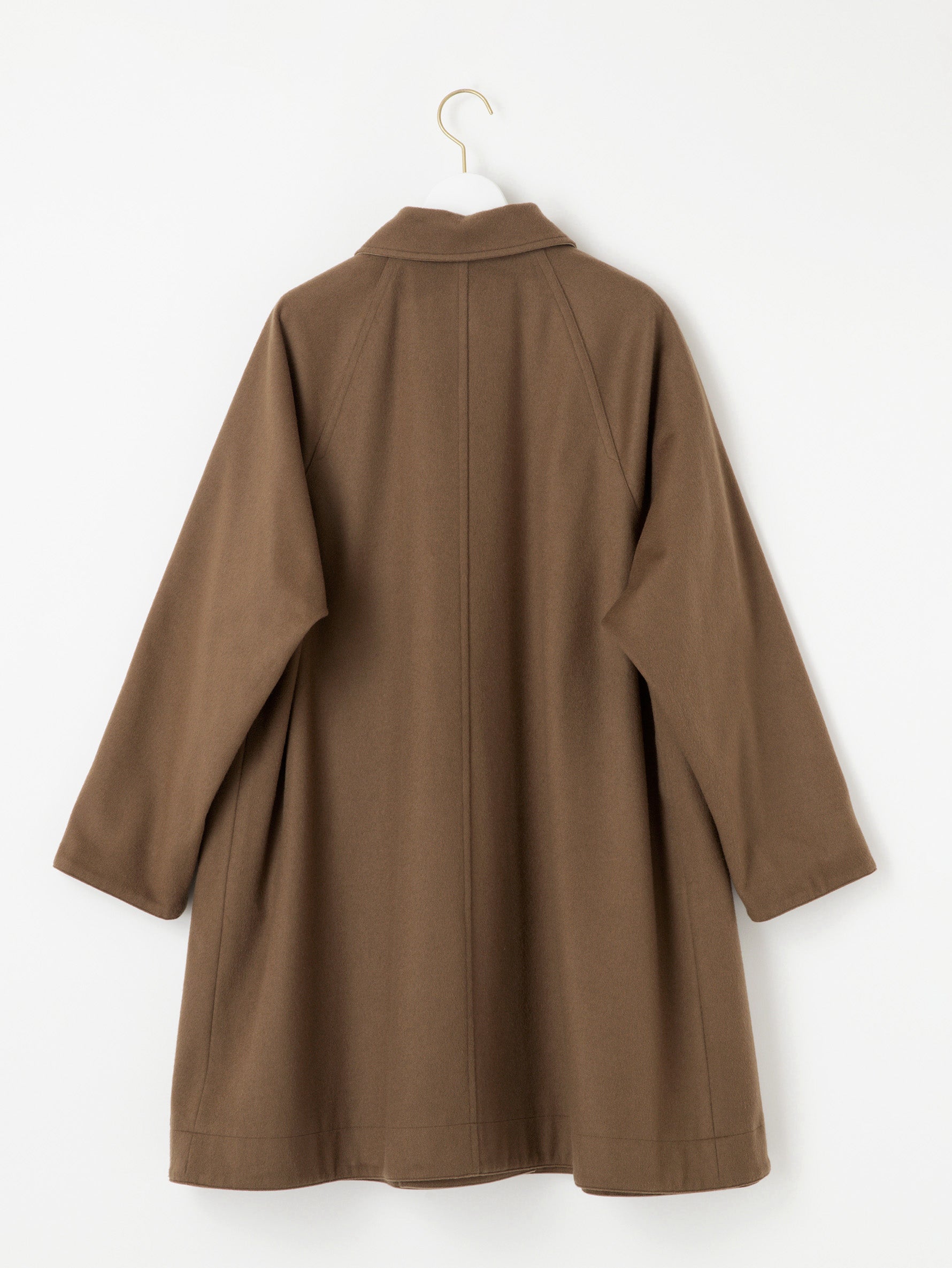 ウールリバーシブルステンカラーコート/TBCA-013