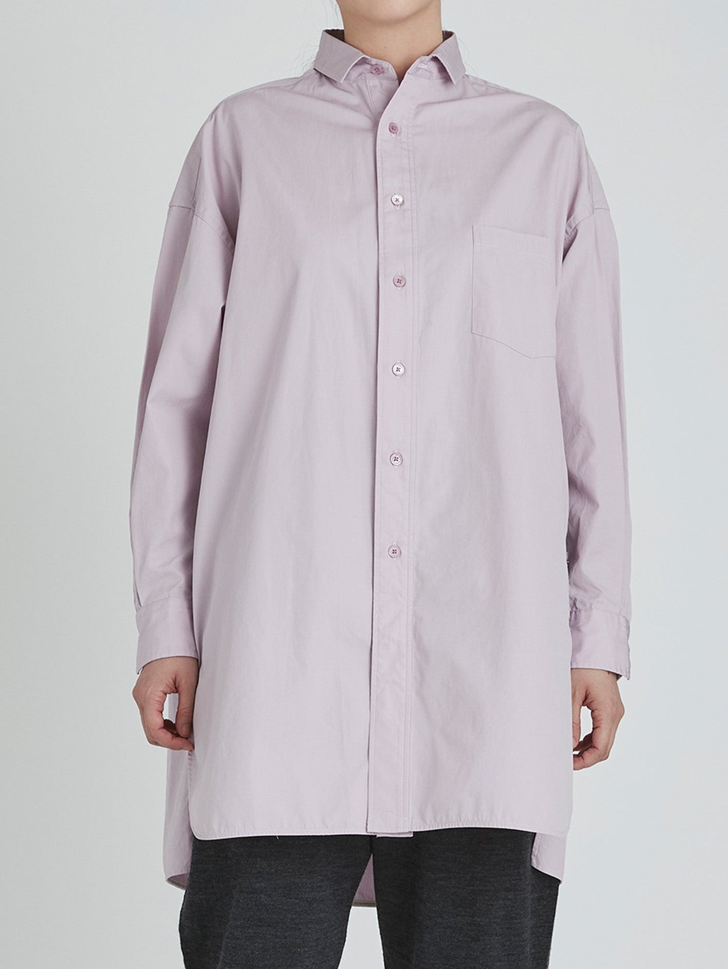 スリットチュニックシャツwash/TBCA-114