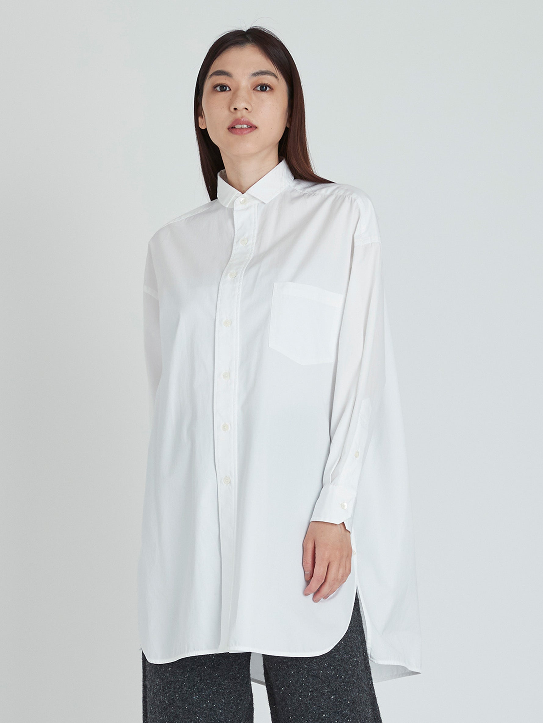 スリットチュニックシャツwash/TBCA-114