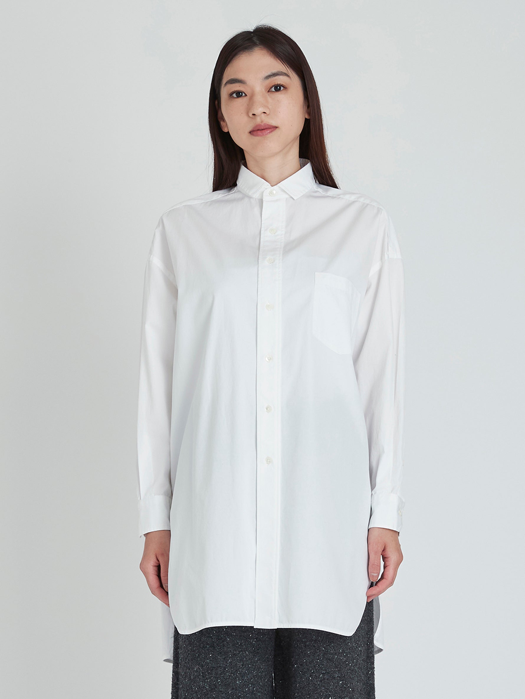 スリットチュニックシャツwash/TBCA-114