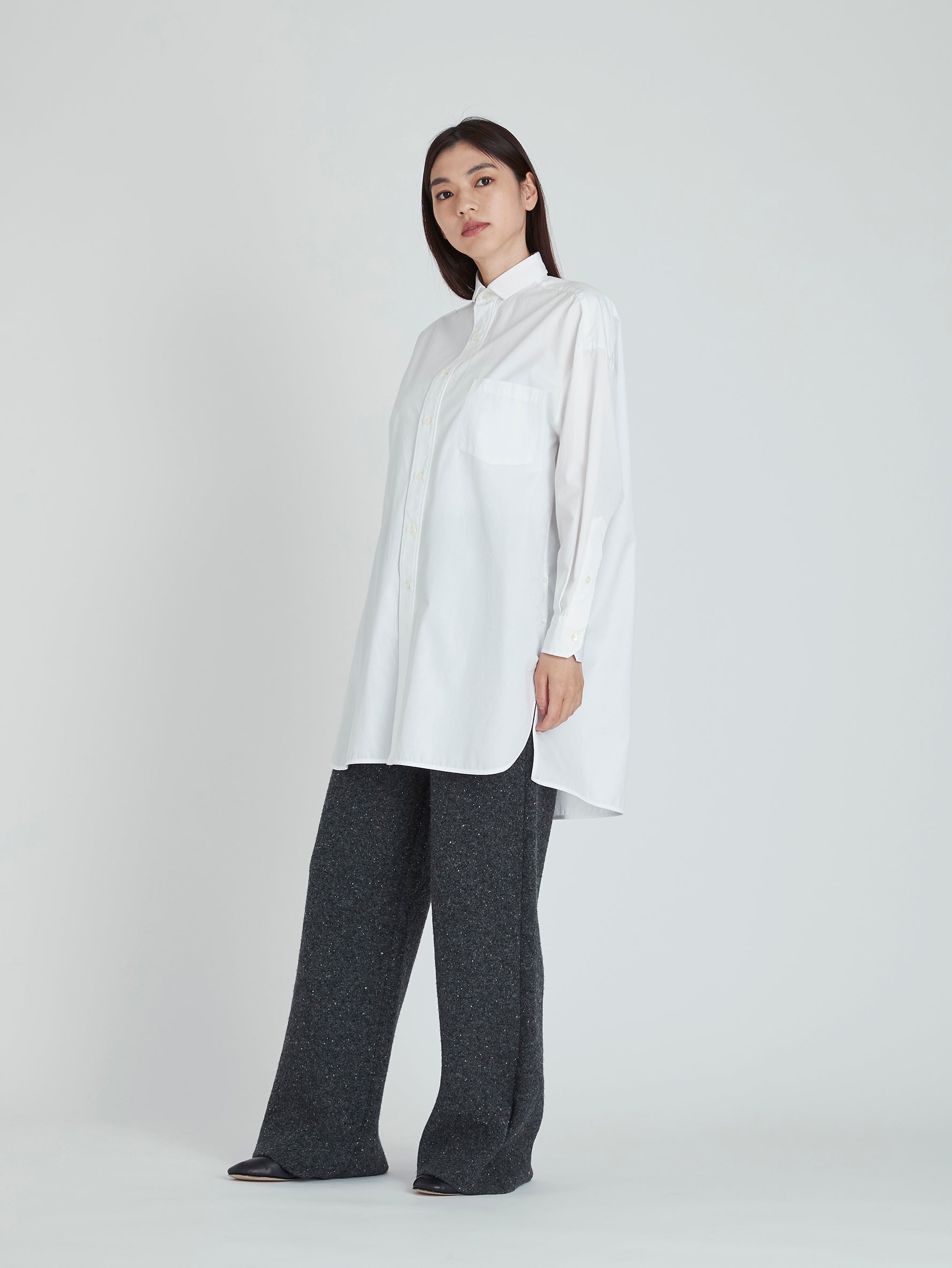 スリットチュニックシャツwash/TBCA-114