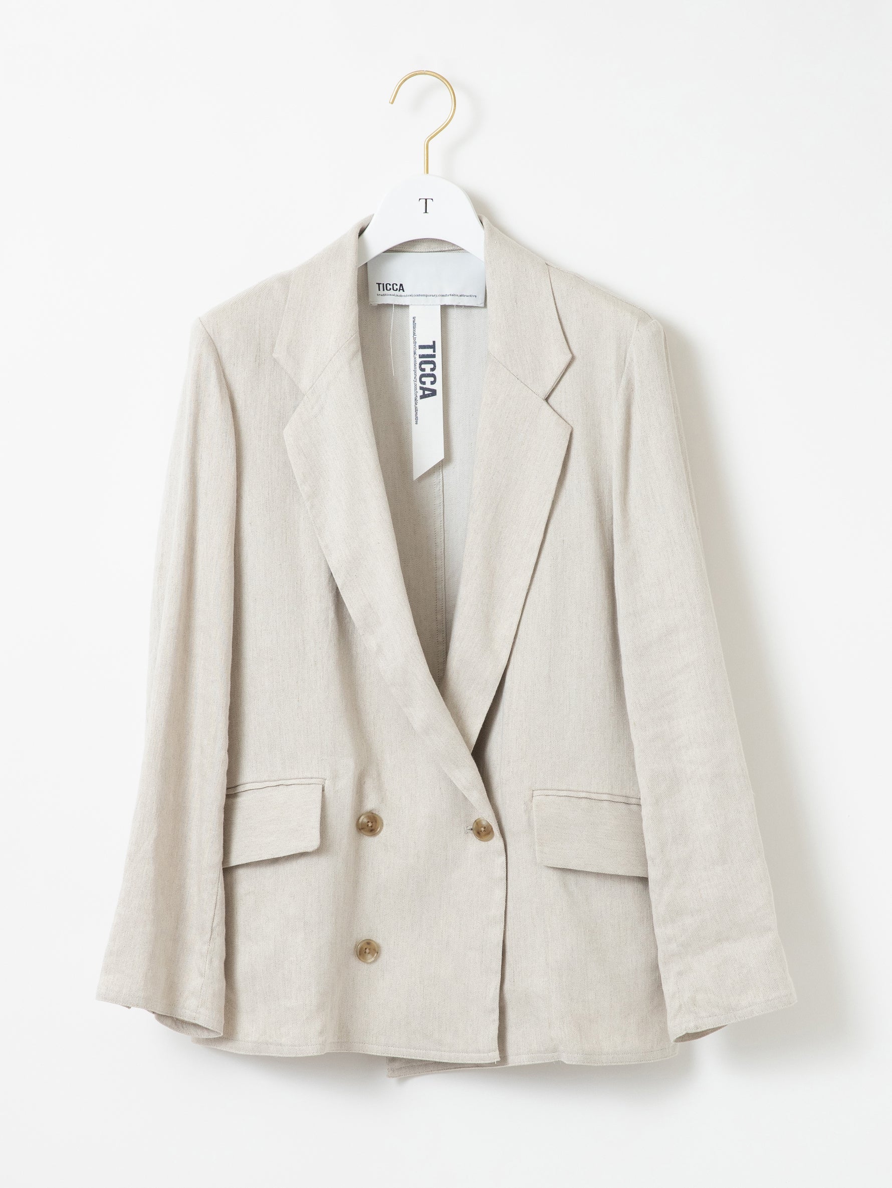 リネンヴィスコースジャケット/TBDS-152