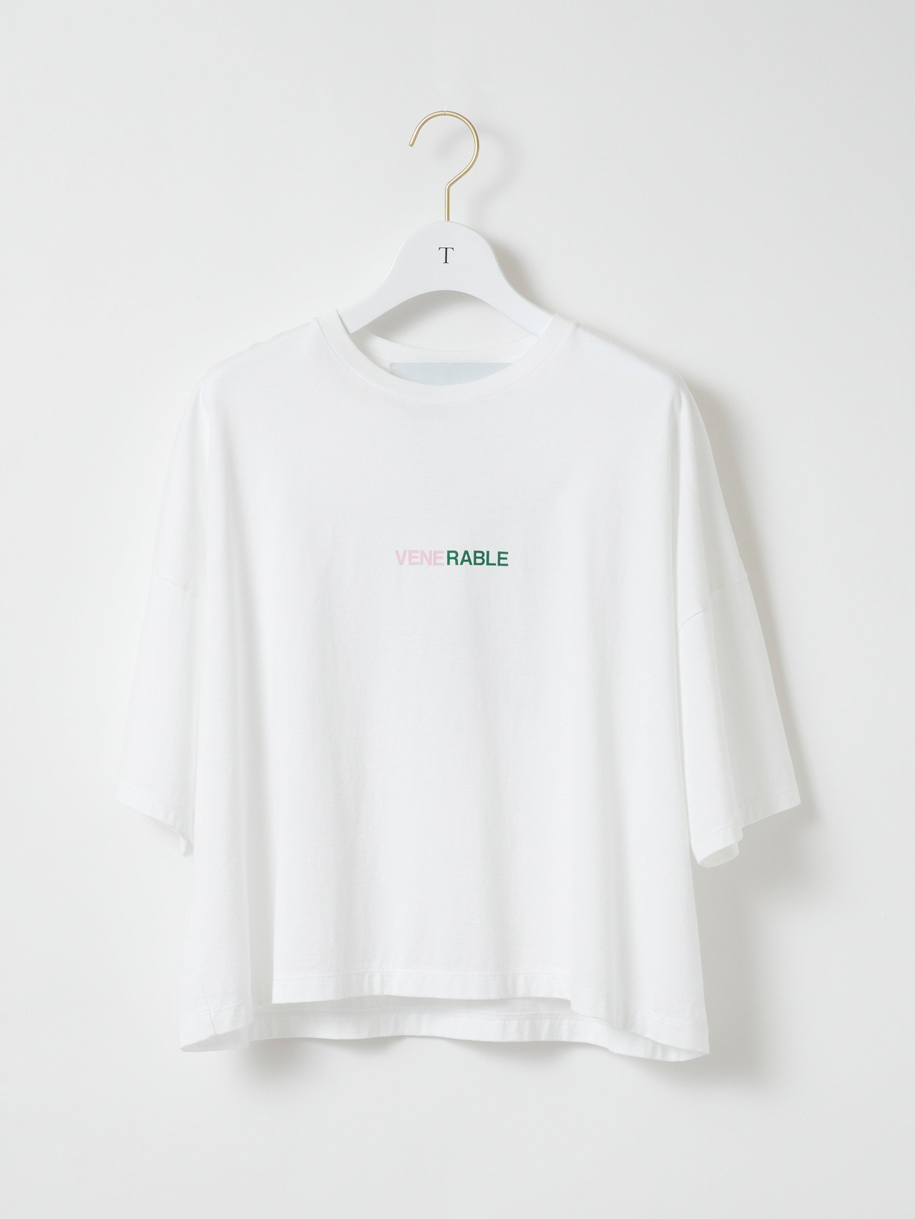 VENERABLEスクエアプリントTシャツ/TBDS-201