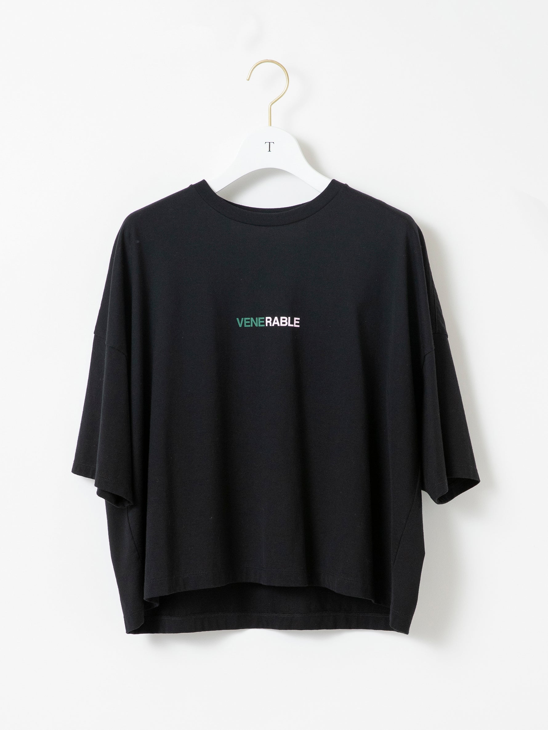 VENERABLEスクエアプリントTシャツ/TBDS-201