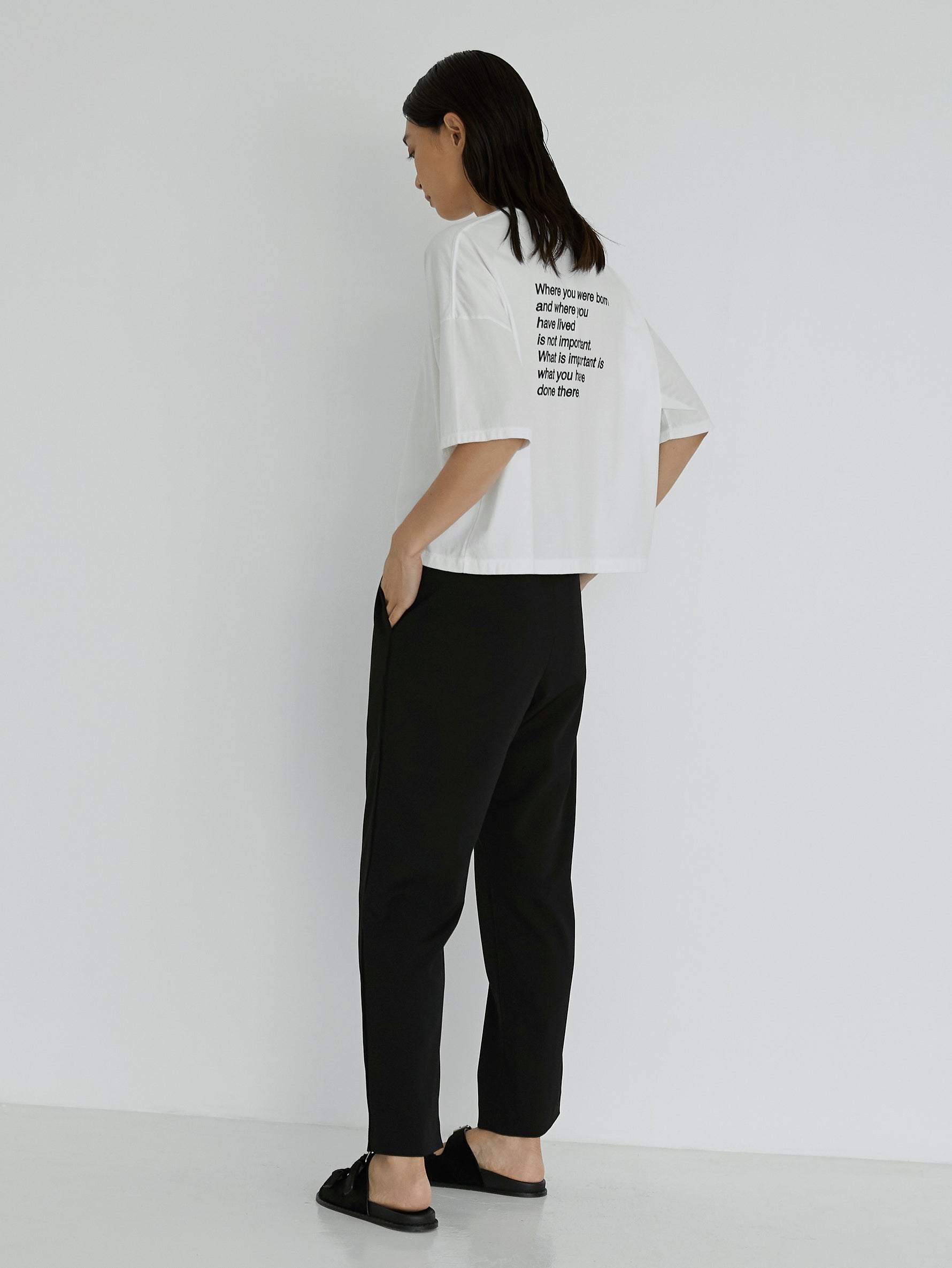 VENERABLEスクエアプリントTシャツ/TBDS-201