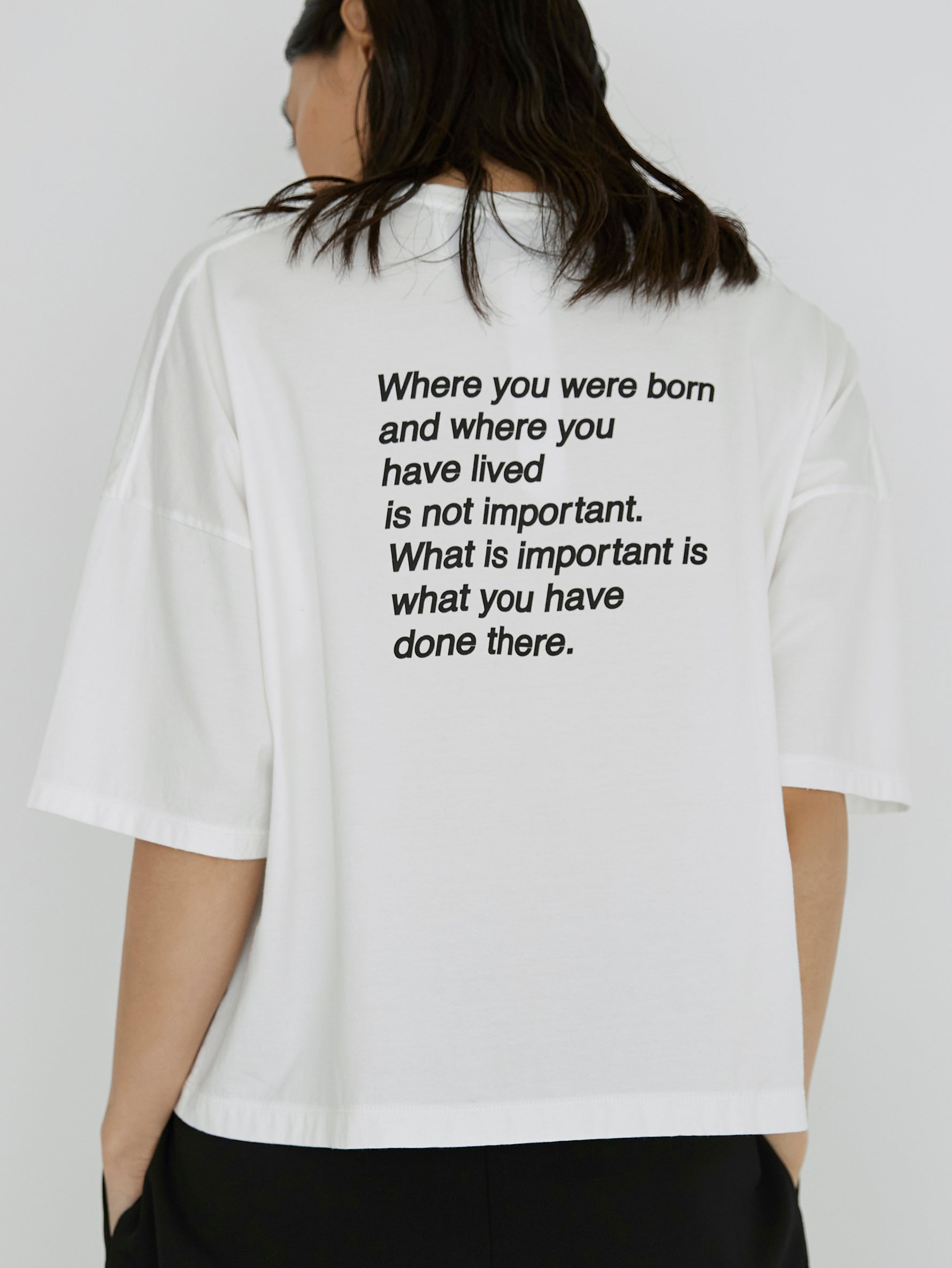 VENERABLEスクエアプリントTシャツ/TBDS-201