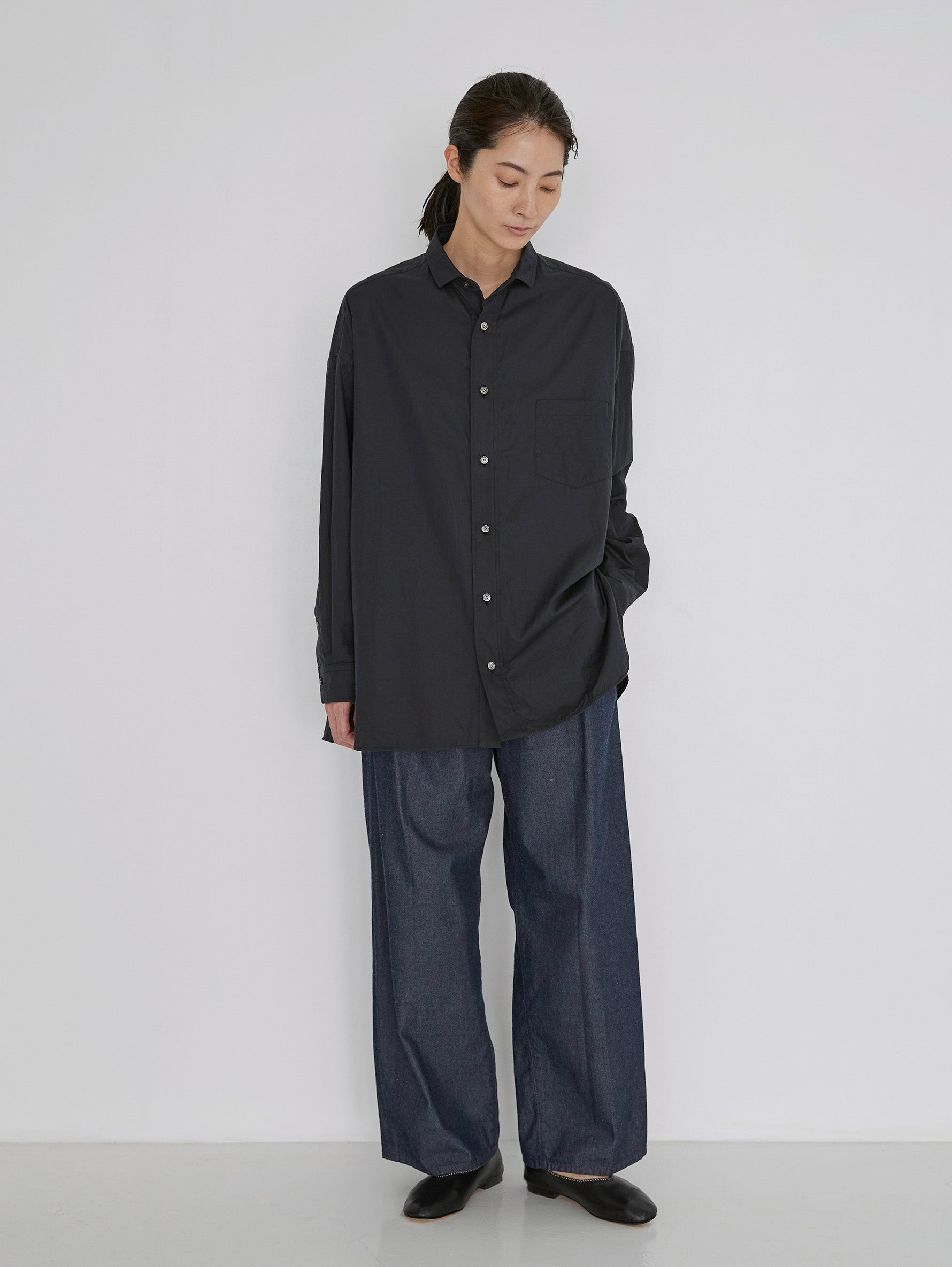 プレミアムスクエアビッグシャツuni/TBDS-002