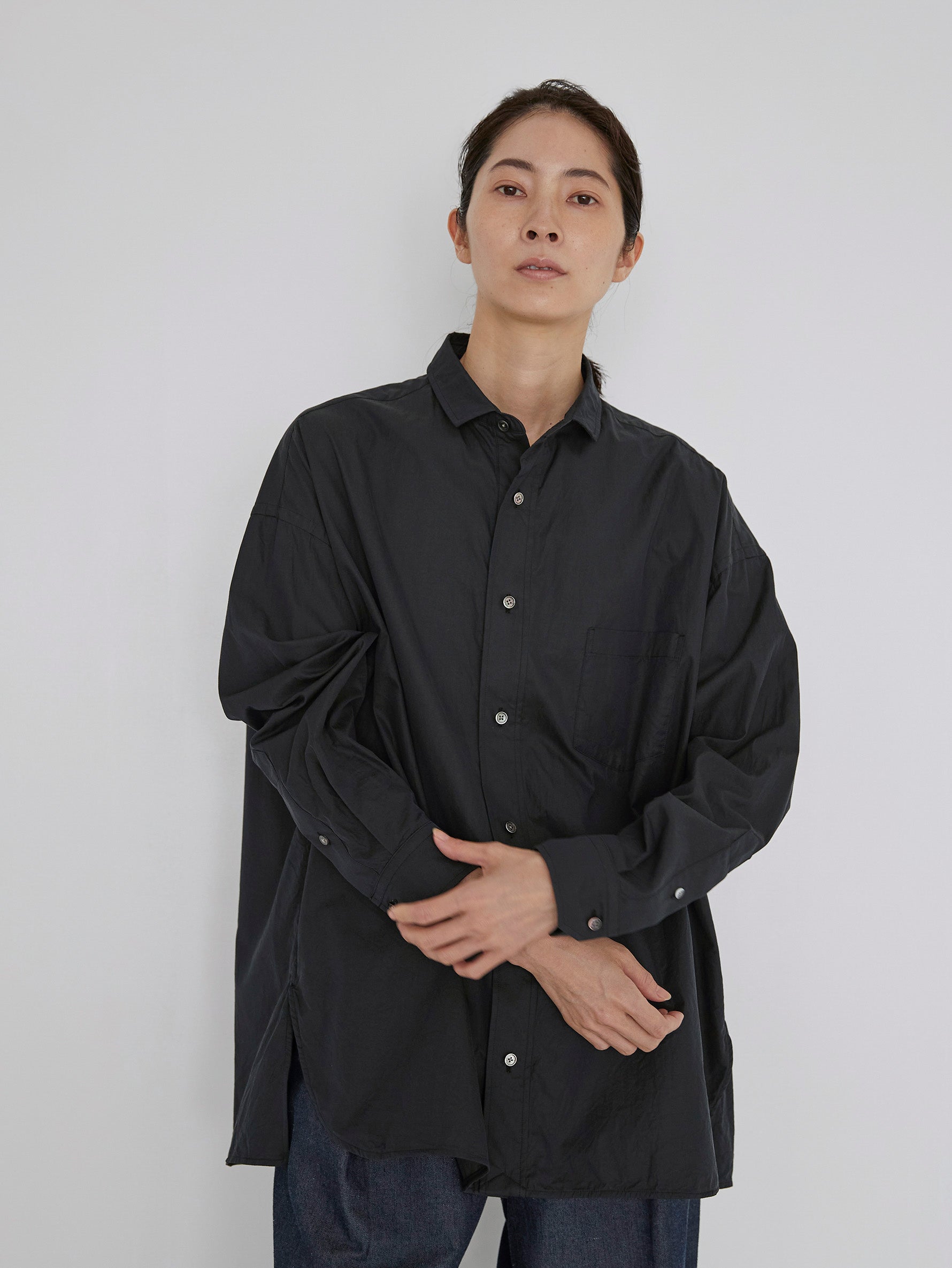 プレミアムスクエアビッグシャツuni/TBDS-002