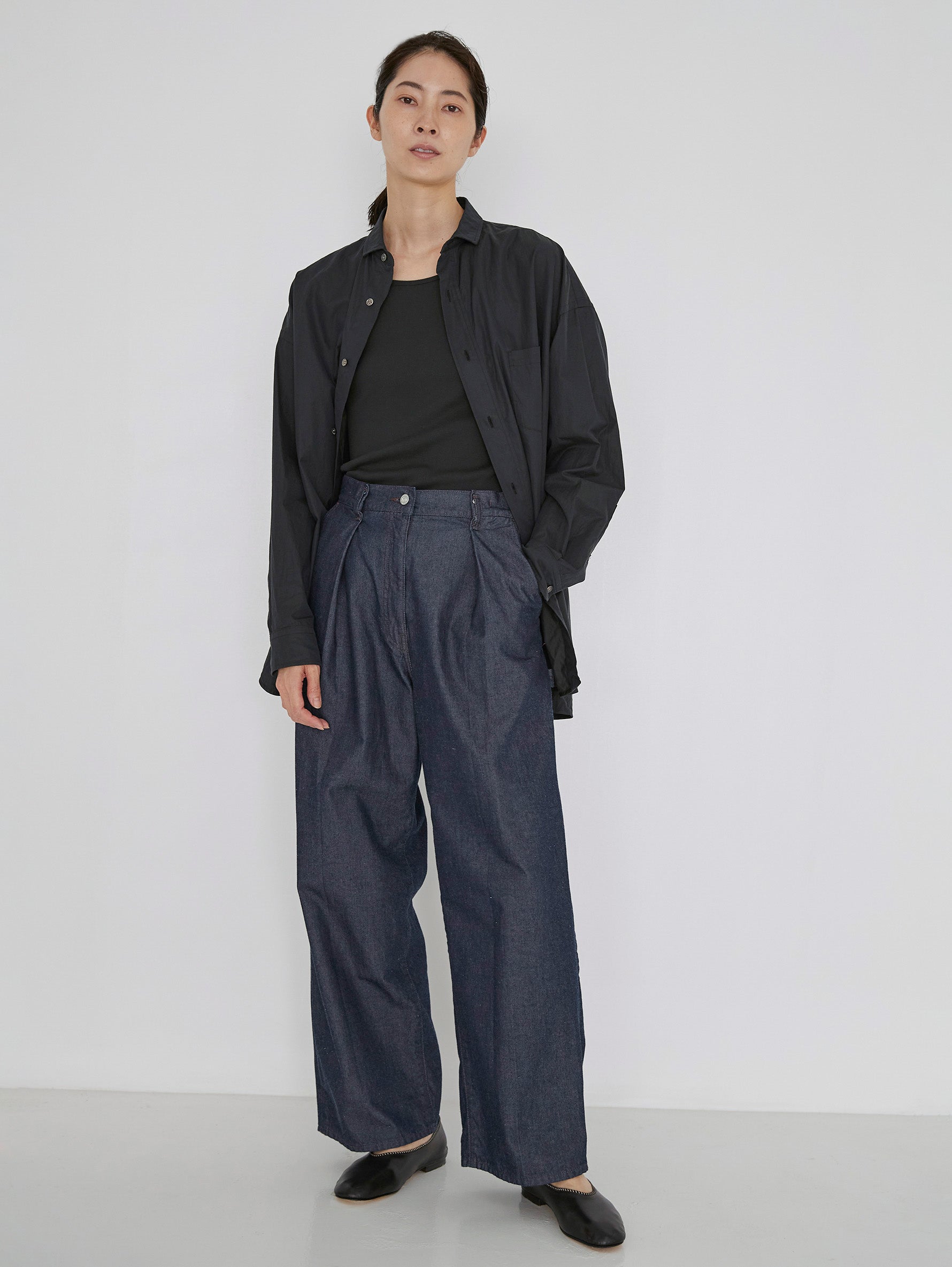 プレミアムスクエアビッグシャツuni/TBDS-002