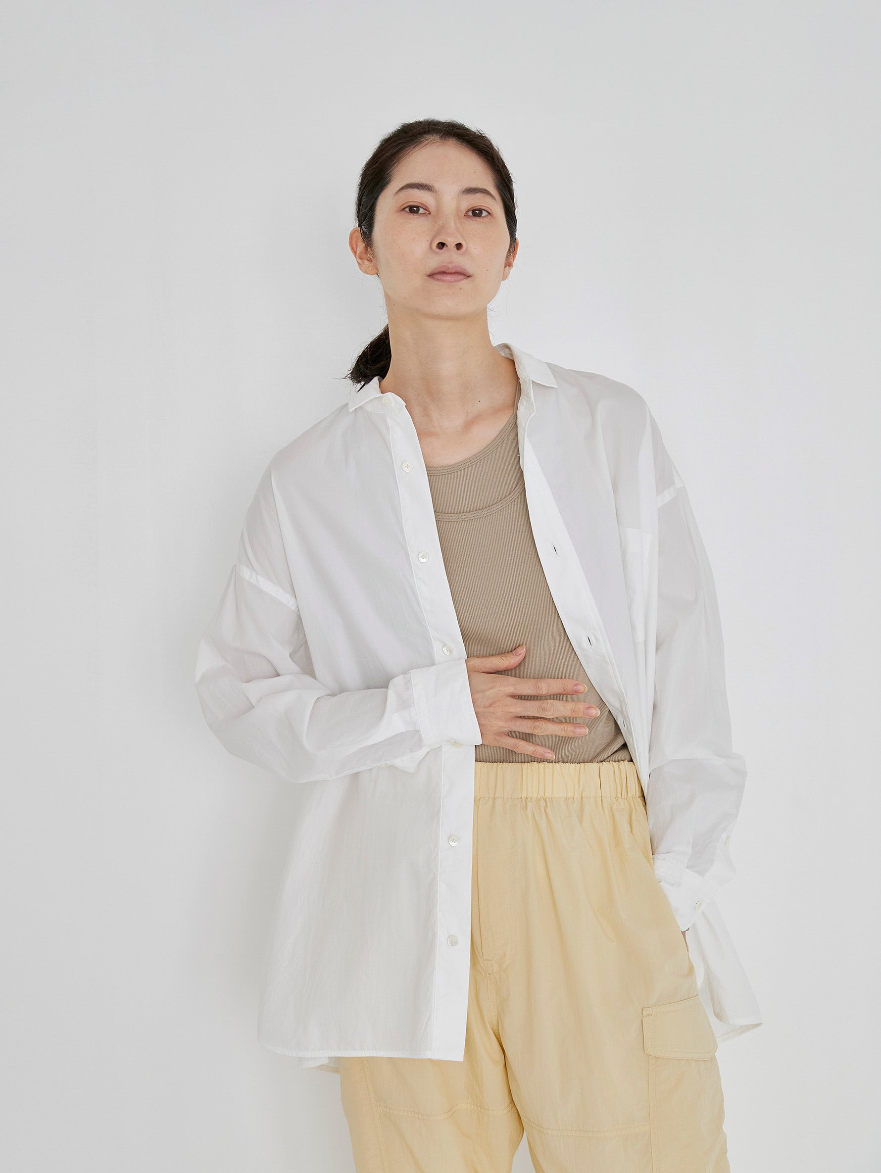 プレミアムスクエアビッグシャツuni/TBDS-002