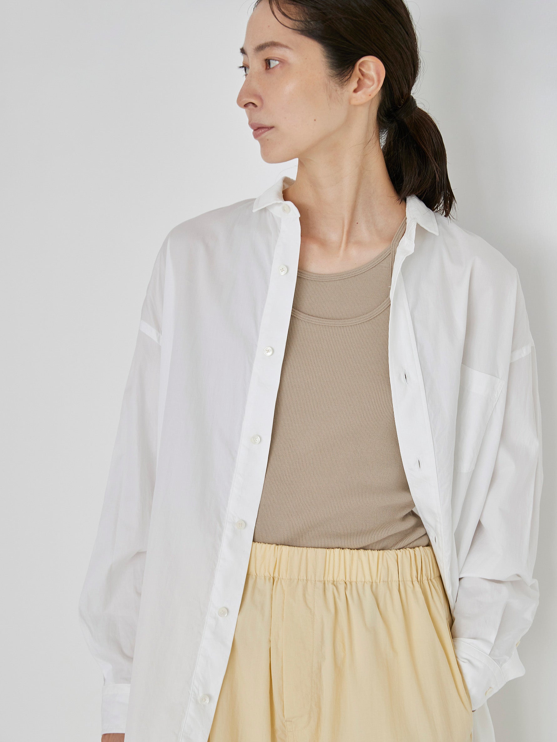 プレミアムスクエアビッグシャツuni/TBDS-002