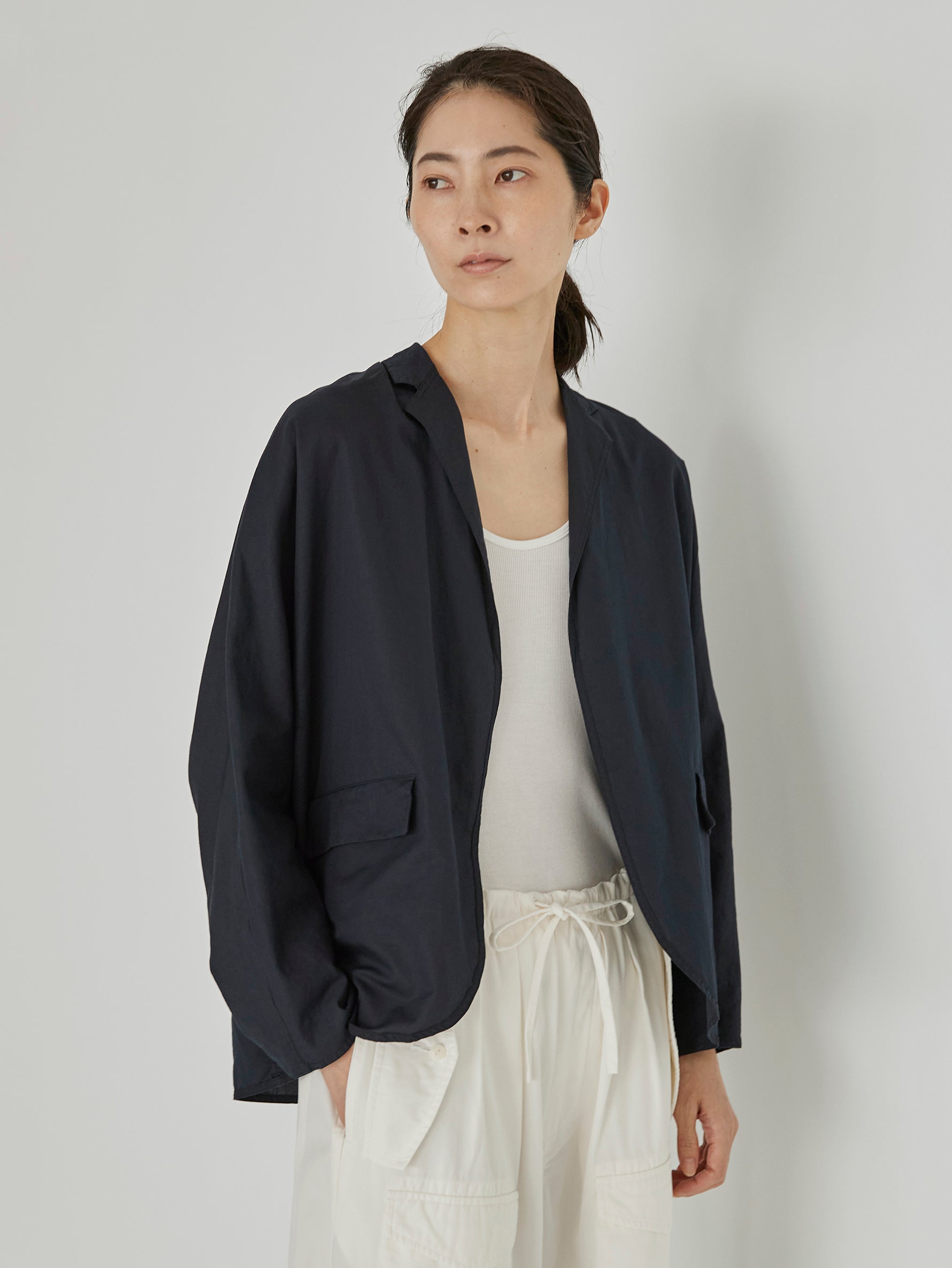 コットンリネンシャツジャケット/TBDS-023