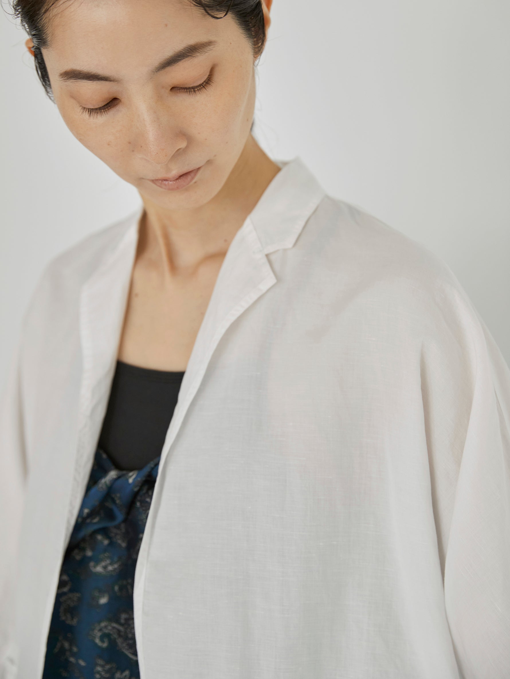 コットンリネンシャツジャケット/TBDS-023