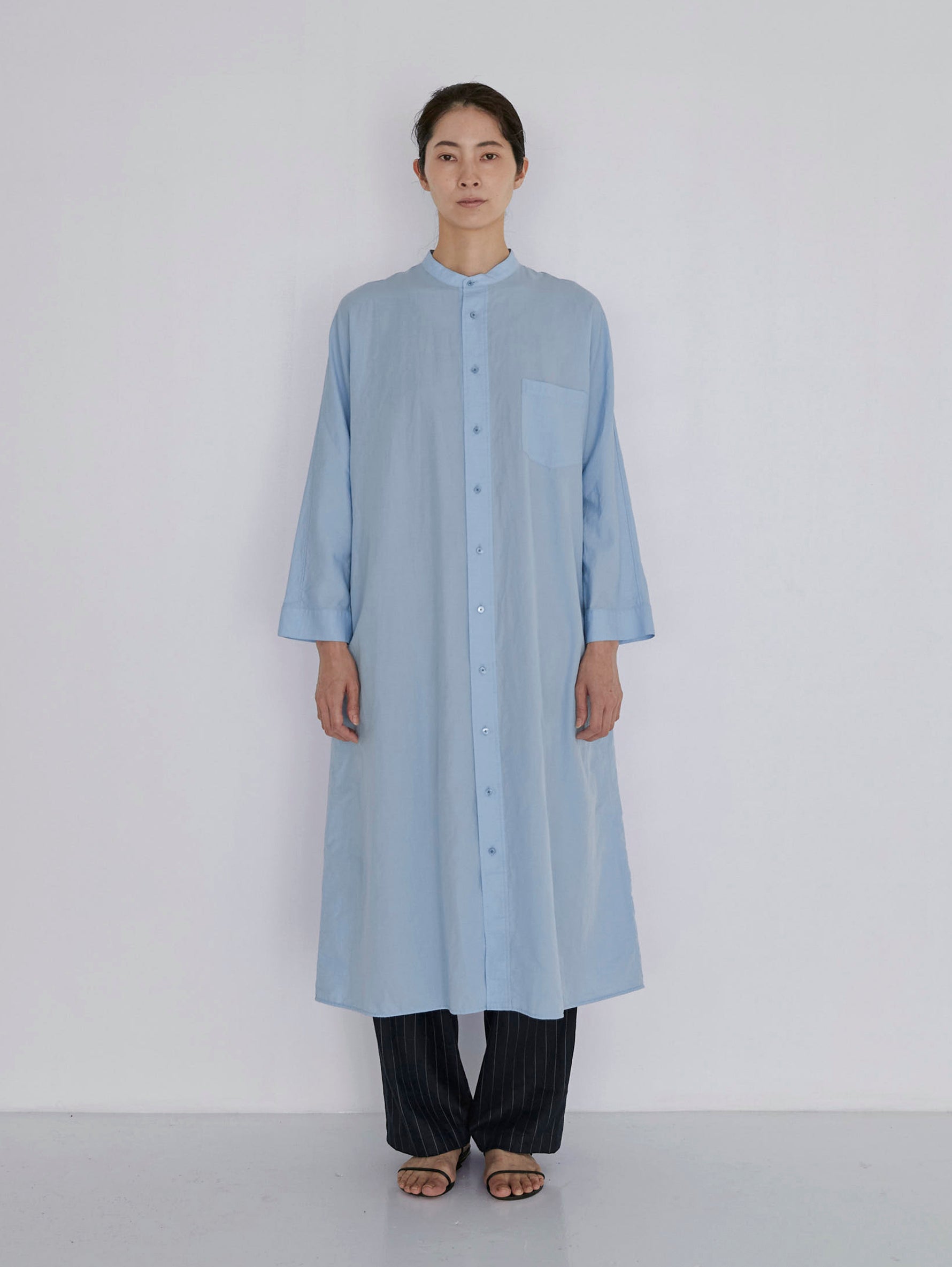 コットンリネンテントシャツワンピース/TBDS-024