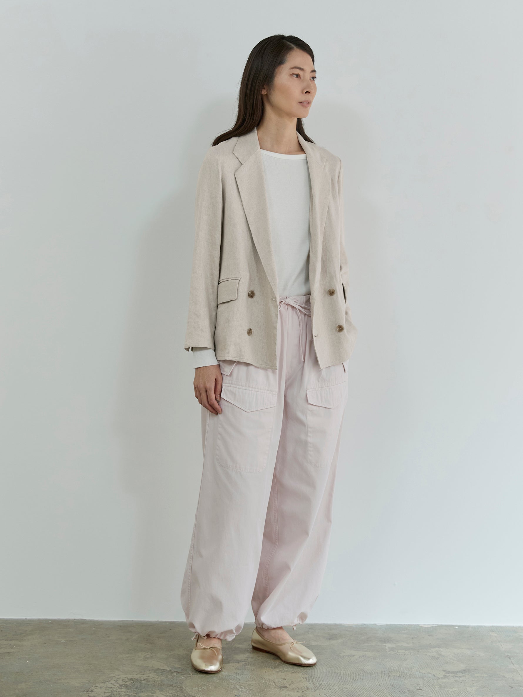 リネンヴィスコースジャケット/TBDS-152