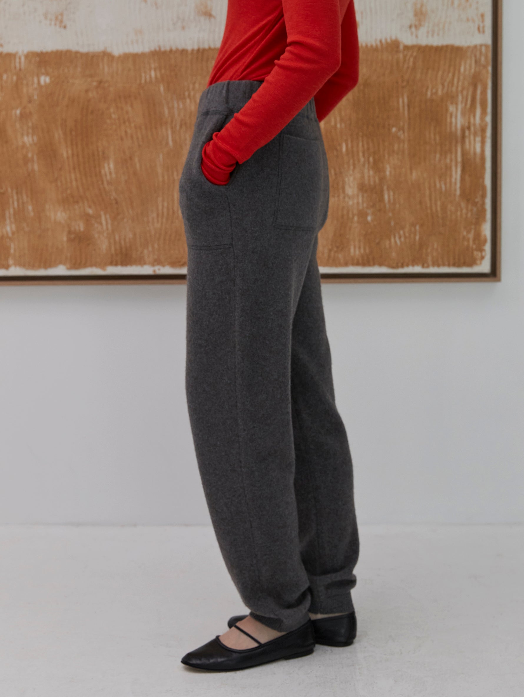 ヤクニットパンツ/TBDA-405