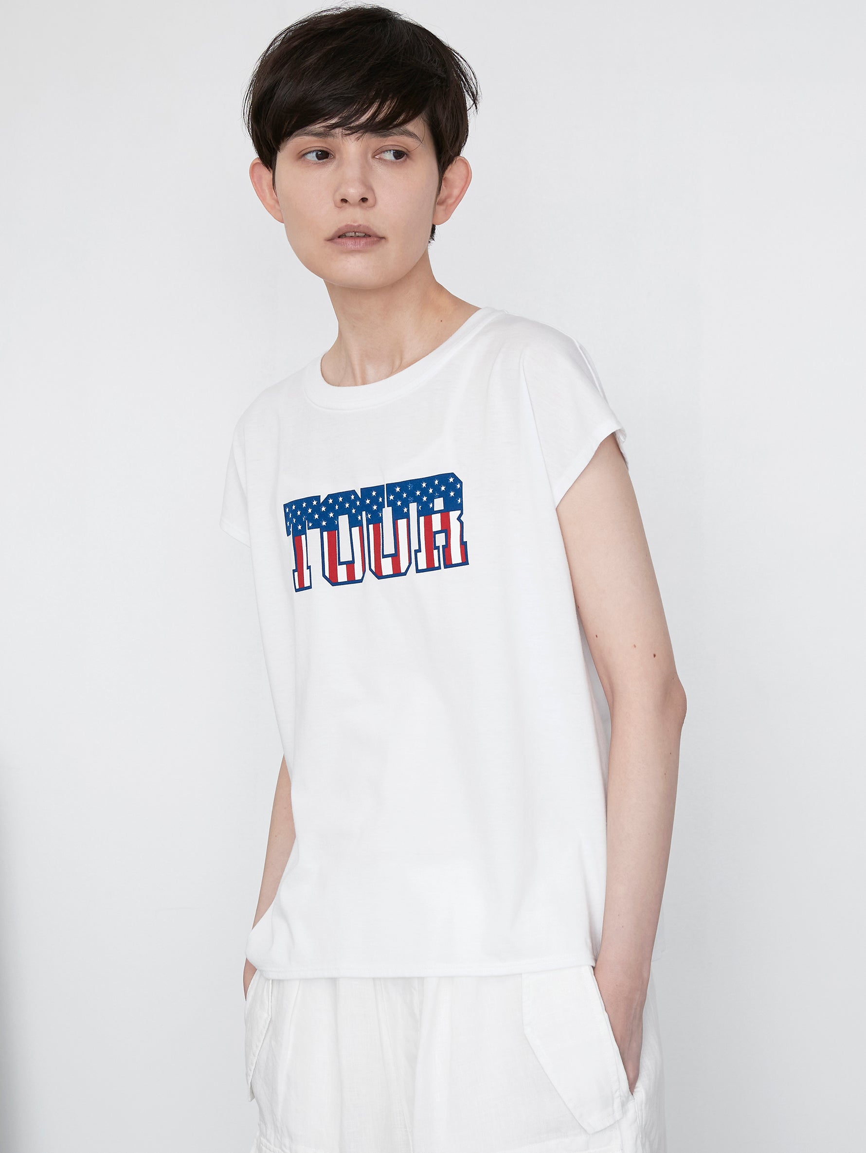 TOURフレンチTシャツ/TBES-464
