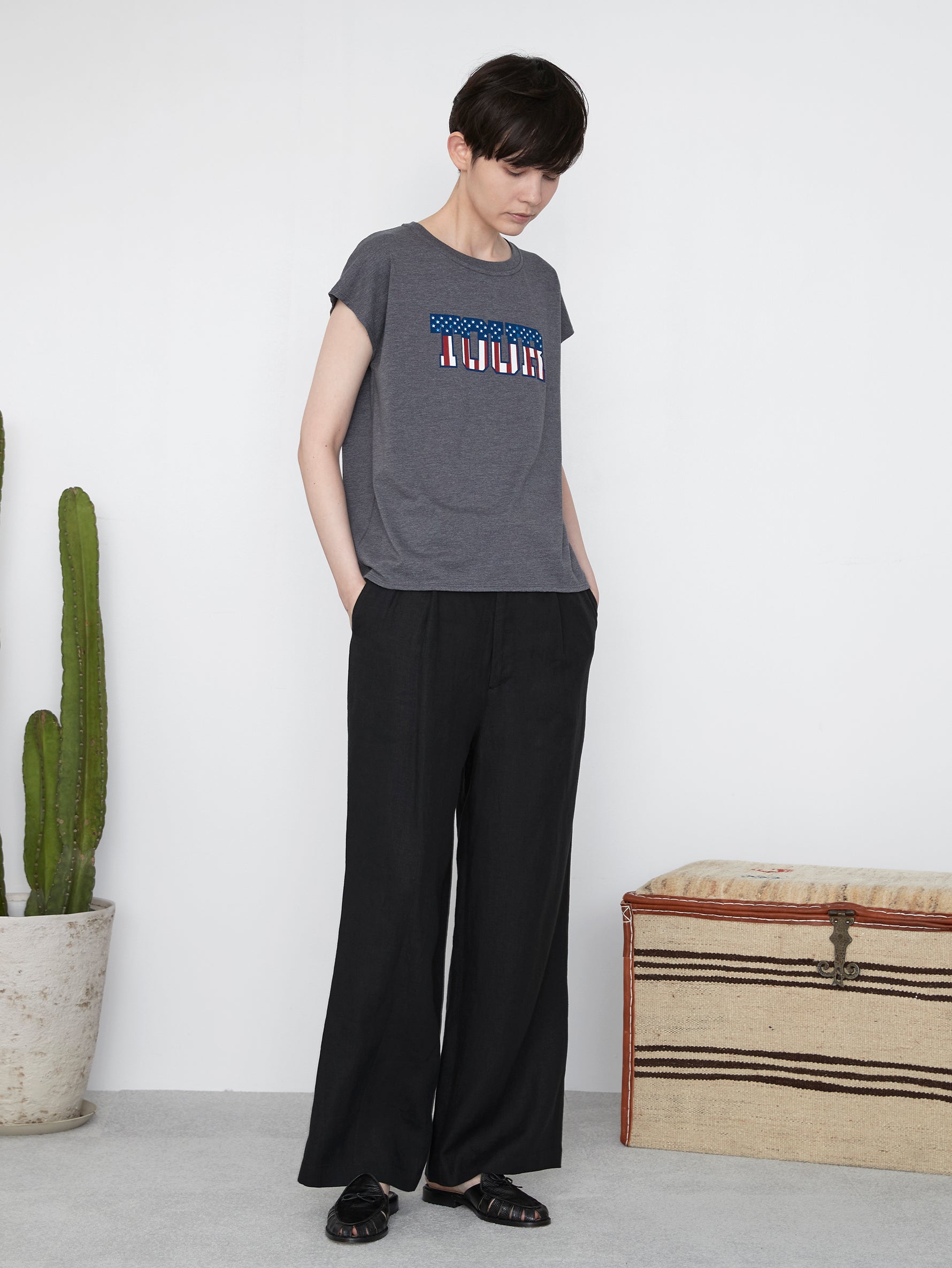 TOURフレンチTシャツ/TBES-464