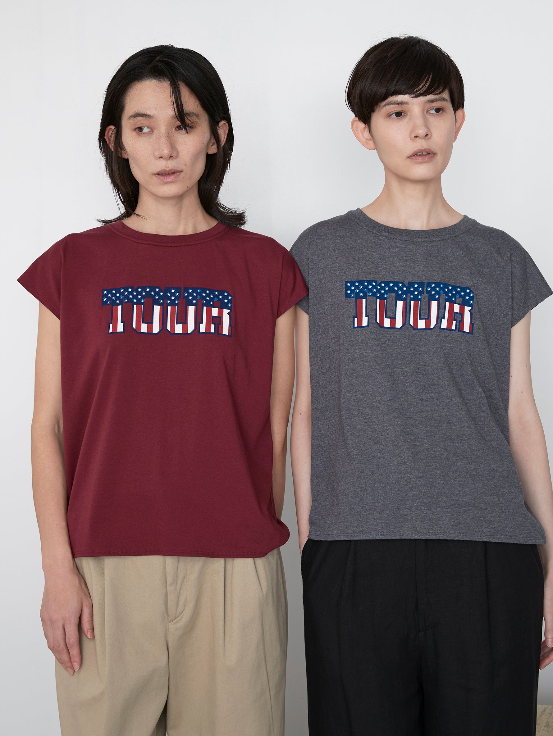 TOURフレンチTシャツ/TBES-464