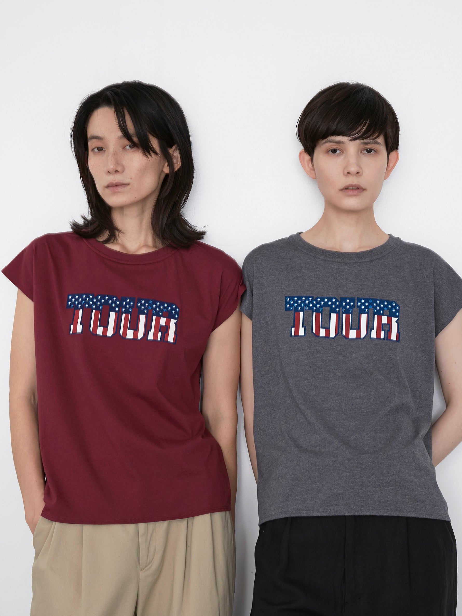 TOURフレンチTシャツ/TBES-464