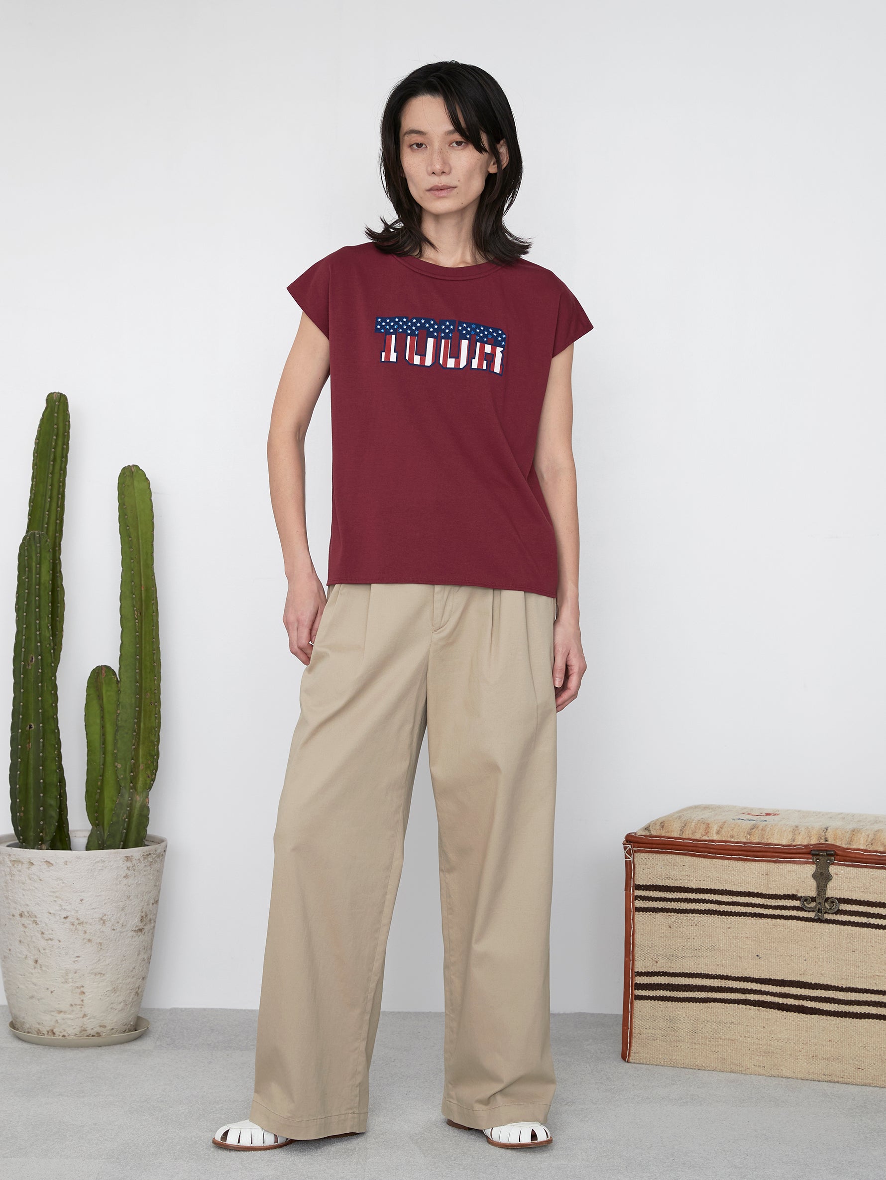 TOURフレンチTシャツ/TBES-464