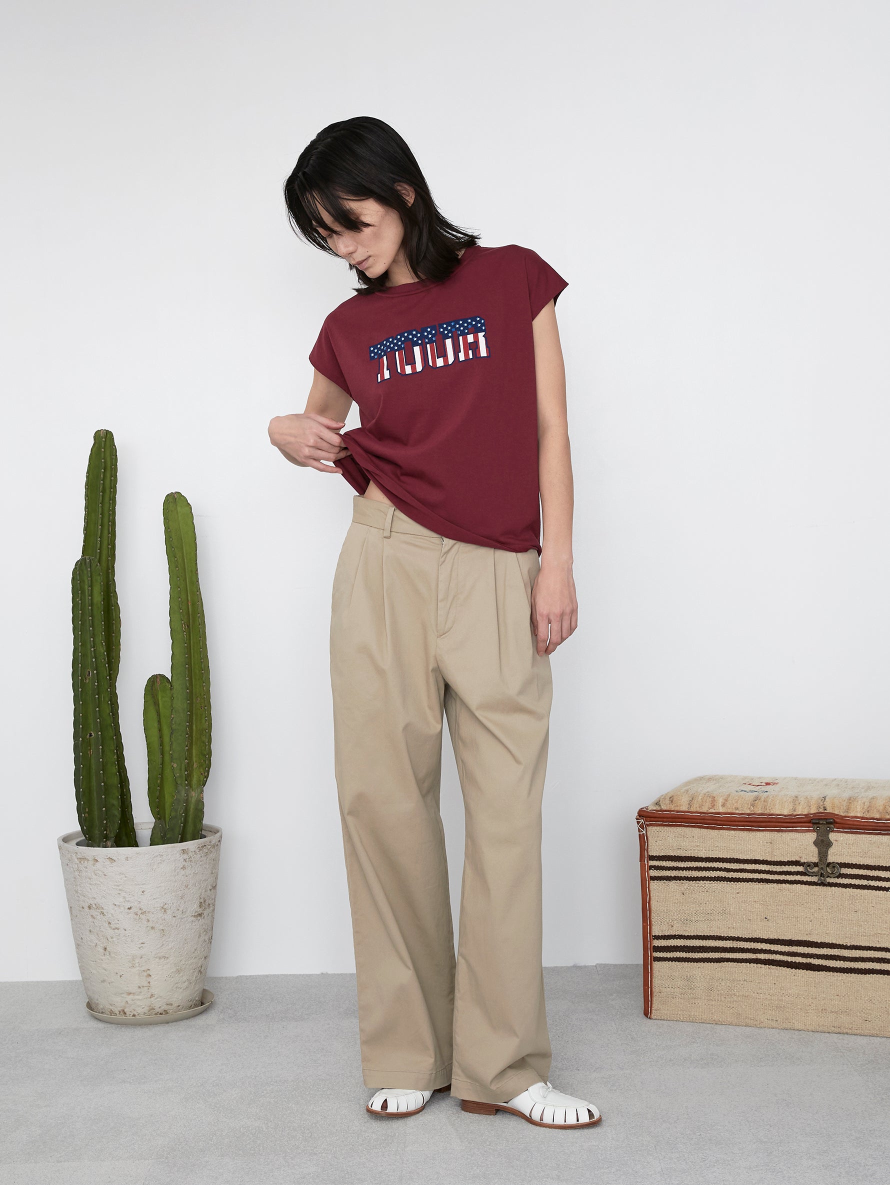 TOURフレンチTシャツ/TBES-464