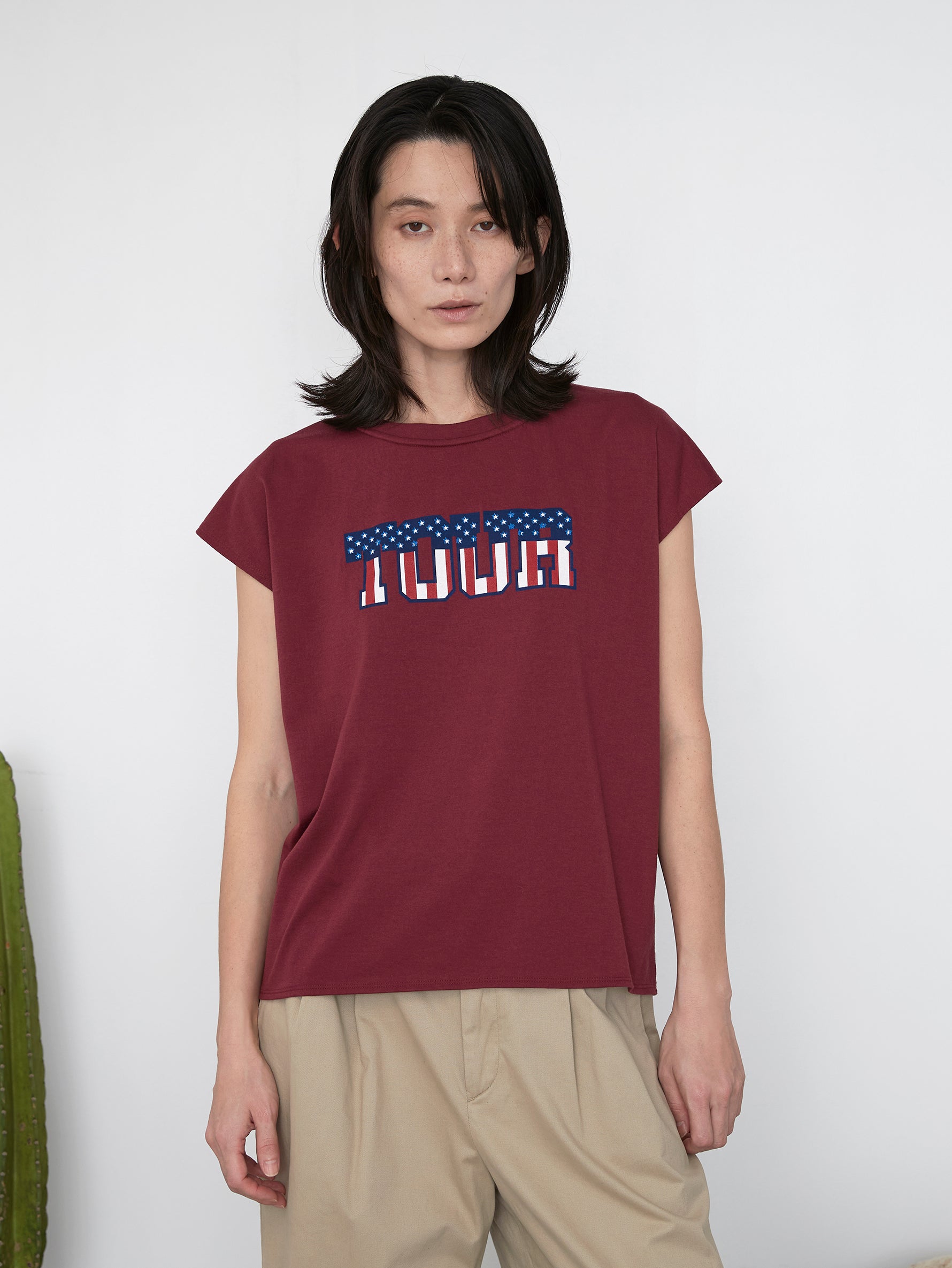 TOURフレンチTシャツ/TBES-464