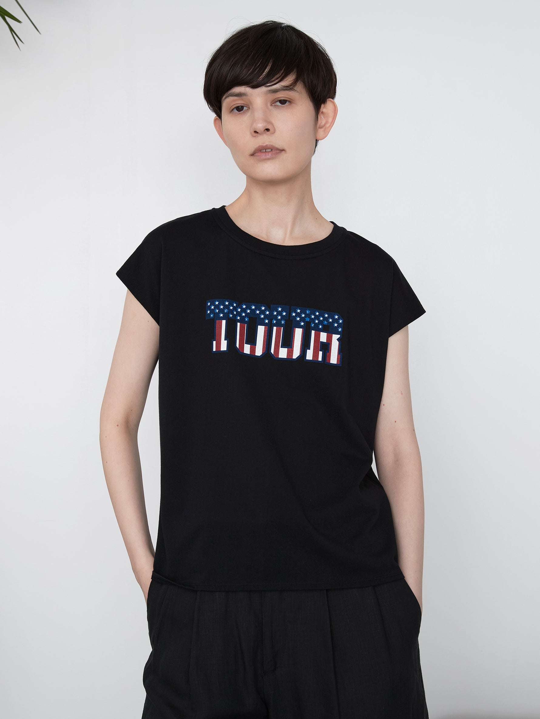 TOURフレンチTシャツ/TBES-464