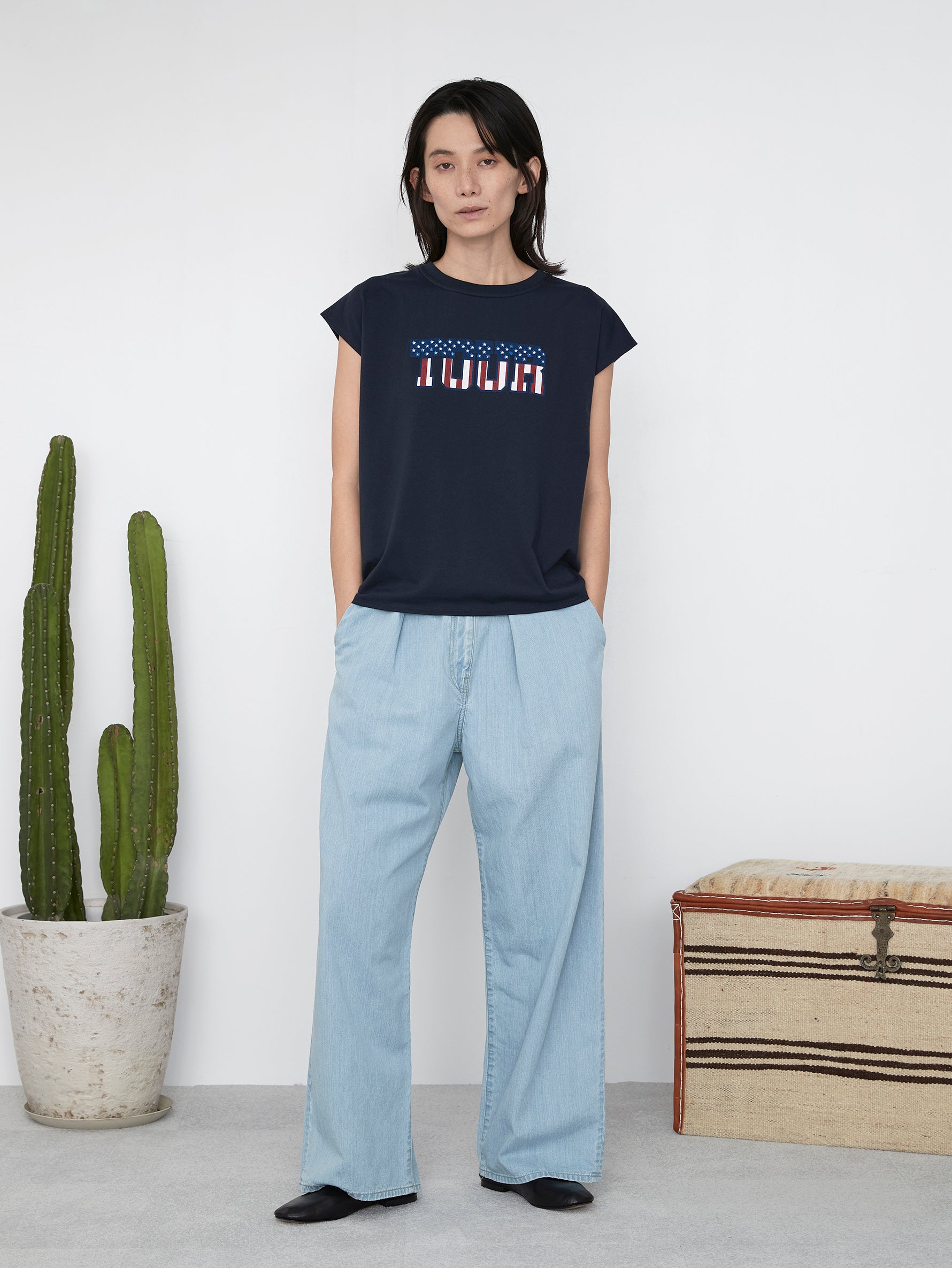 TOURフレンチTシャツ/TBES-464