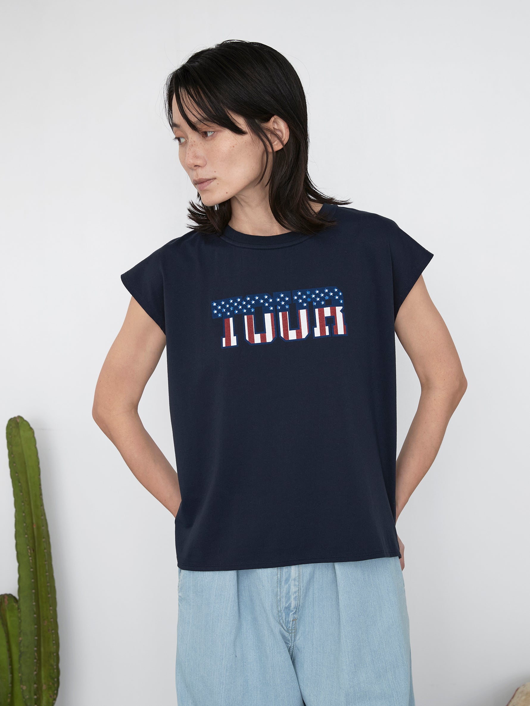 TOURフレンチTシャツ/TBES-464