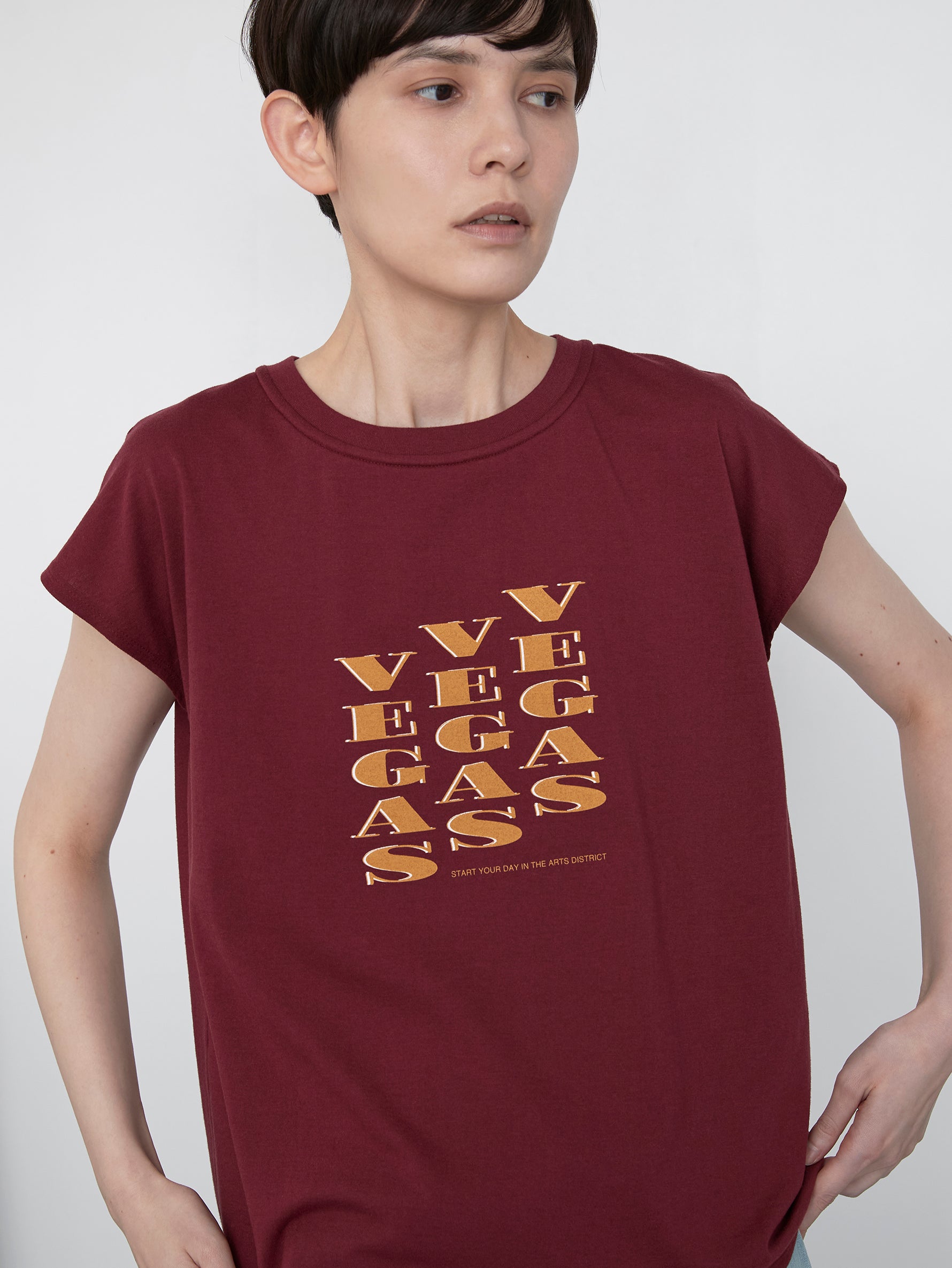 VEGASフレンチTシャツ/TBES-465