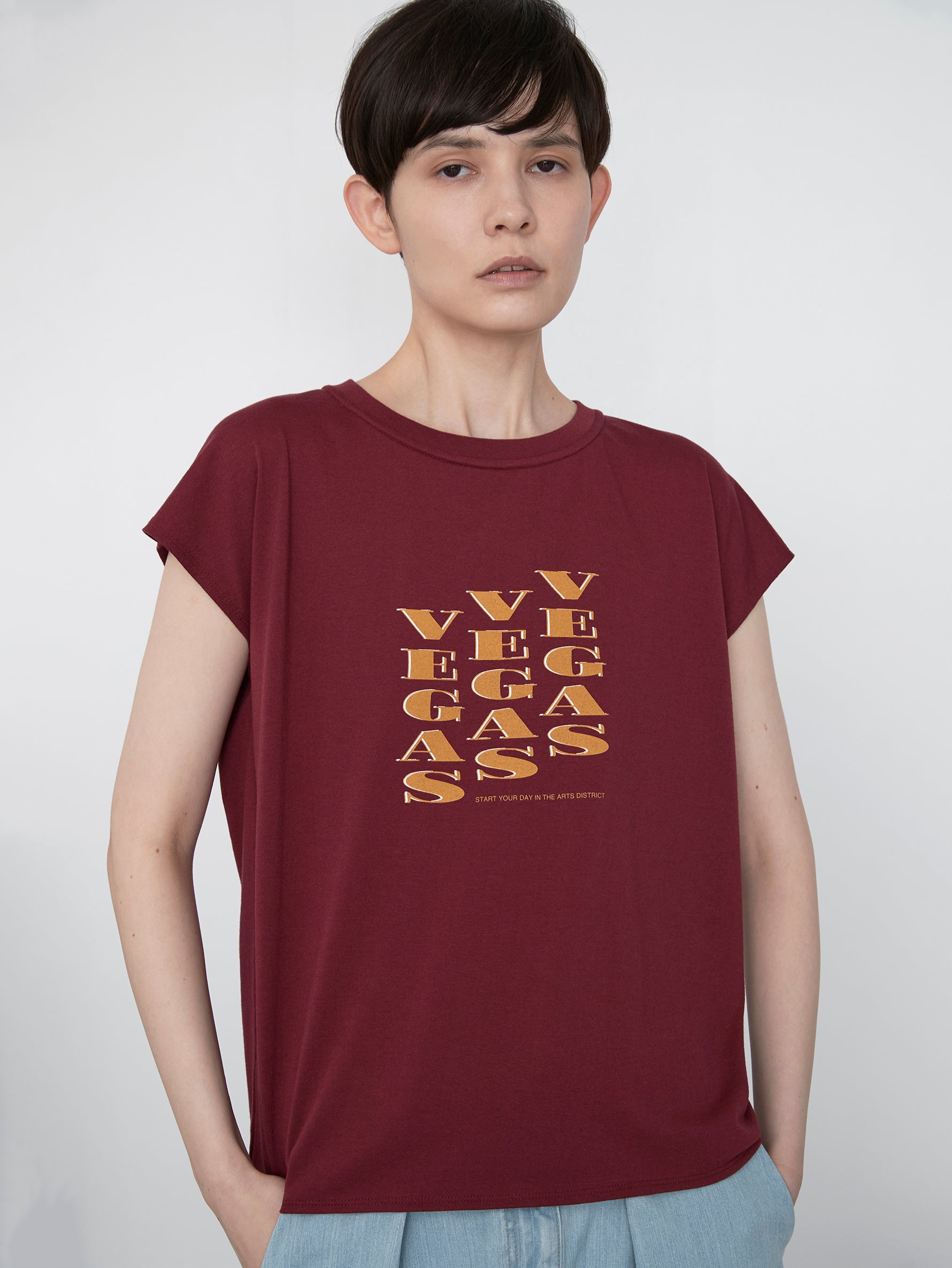 VEGASフレンチTシャツ/TBES-465