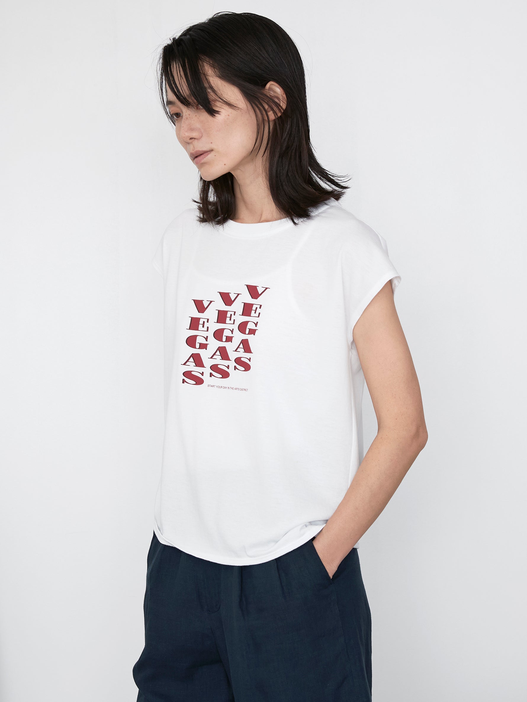 VEGASフレンチTシャツ/TBES-465