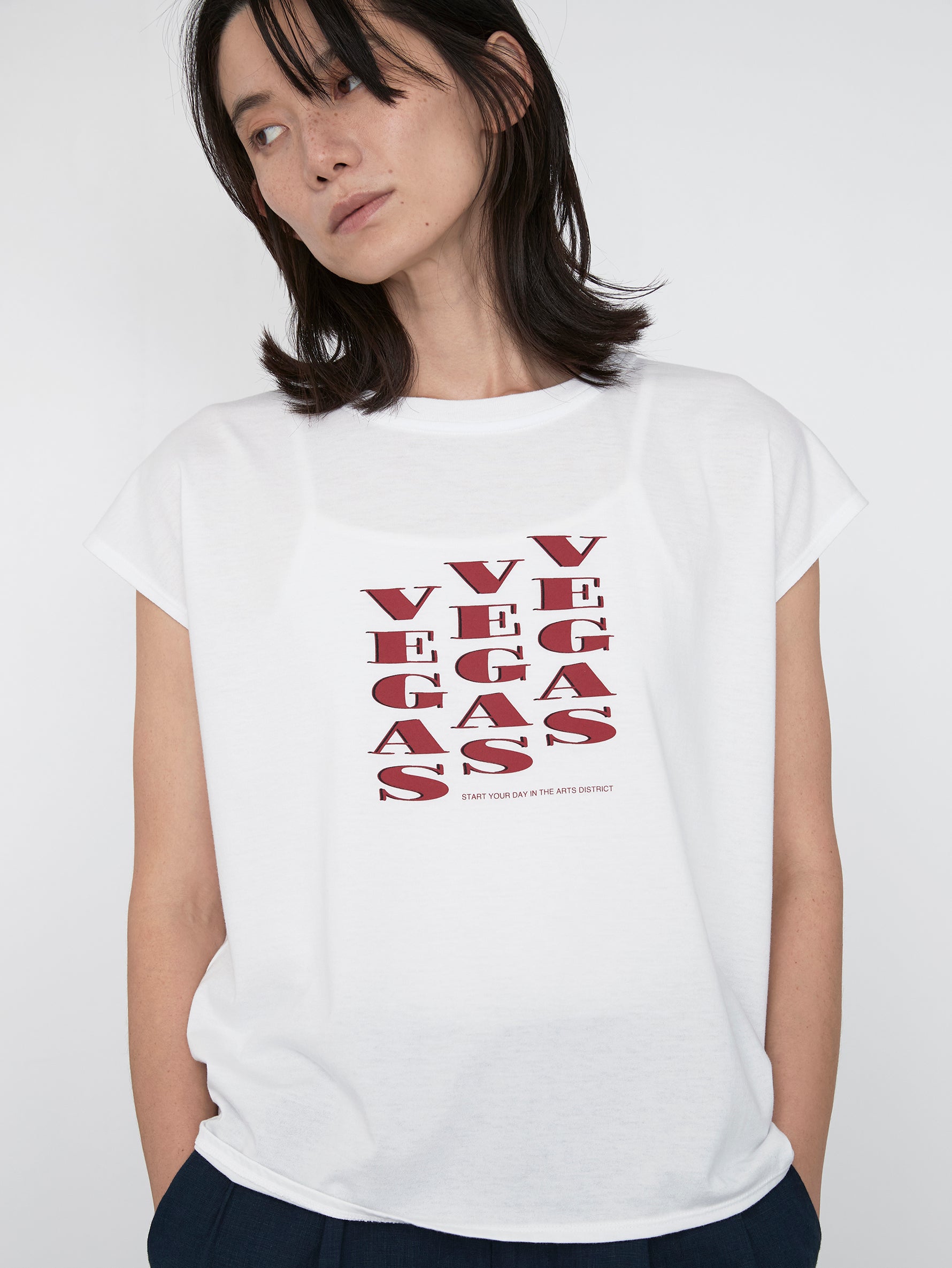 VEGASフレンチTシャツ/TBES-465