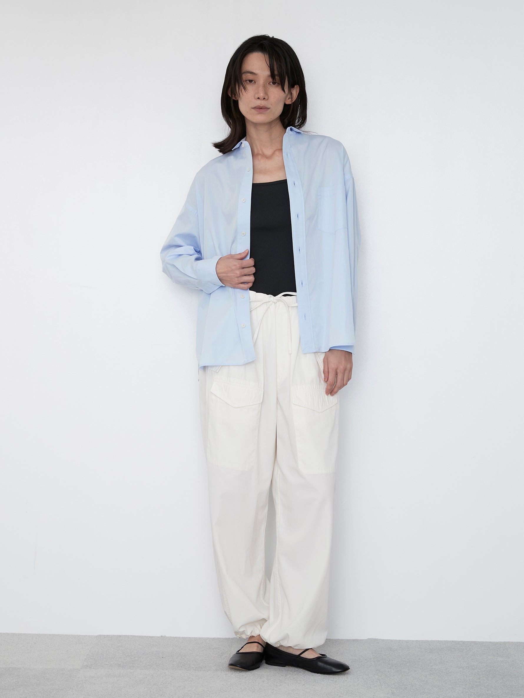 プレミアムスクエアビッグシャツ/TBDS-001