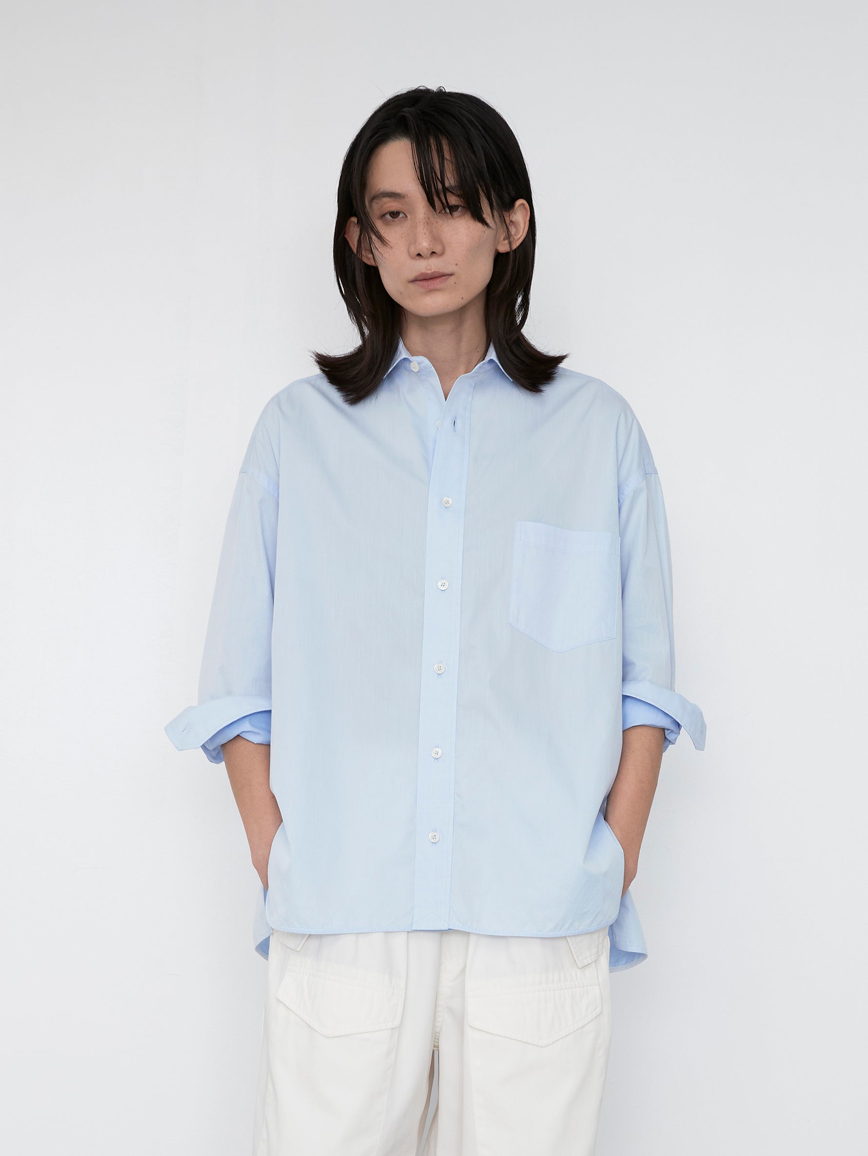 プレミアムスクエアビッグシャツ/TBDS-001