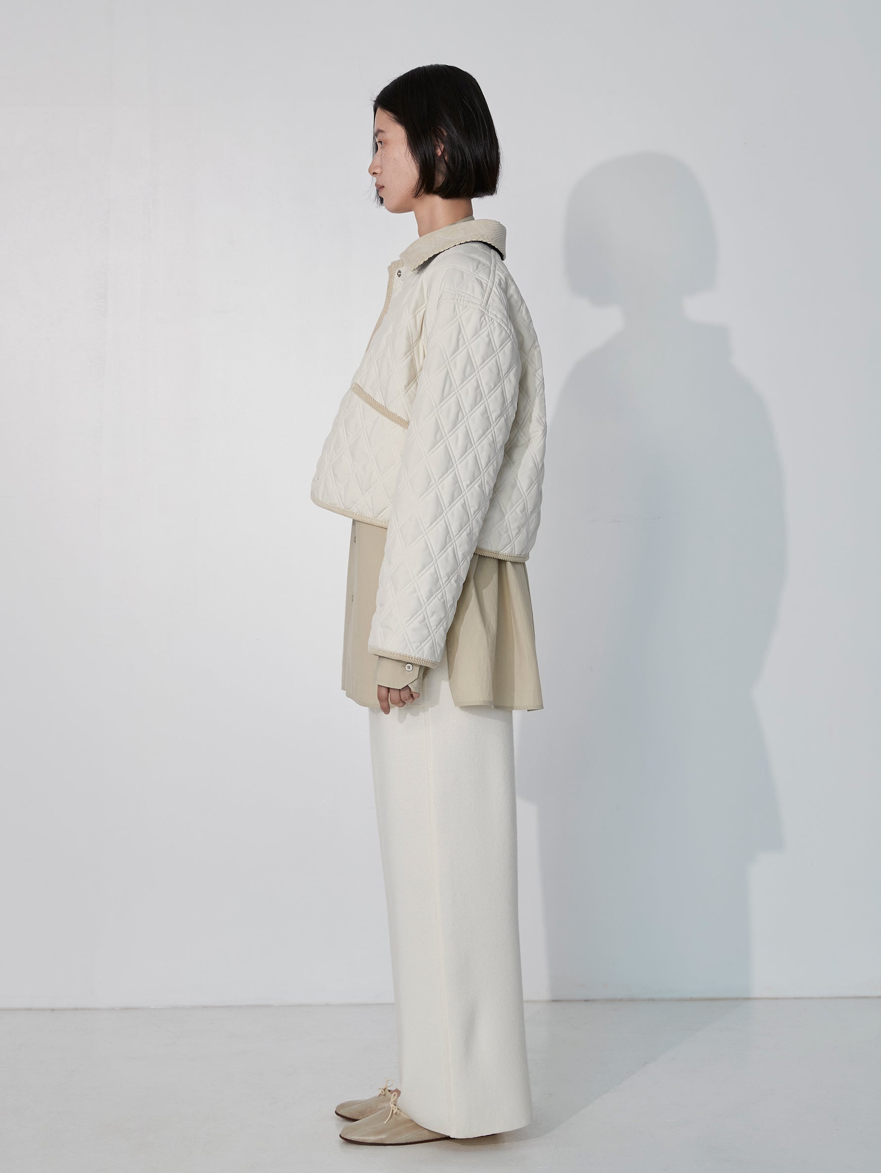 リバーシブルキルティングショートジャケット/TBEA-031