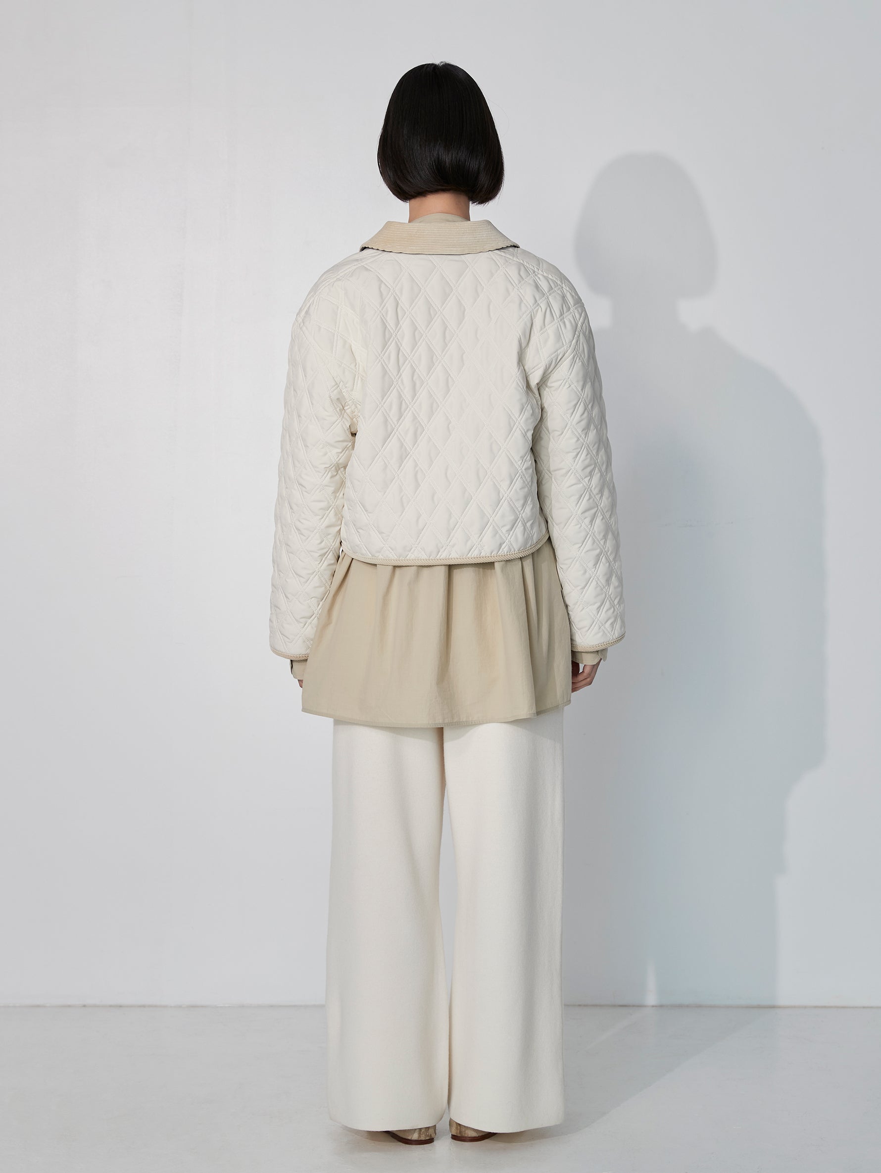 リバーシブルキルティングショートジャケット/TBEA-031