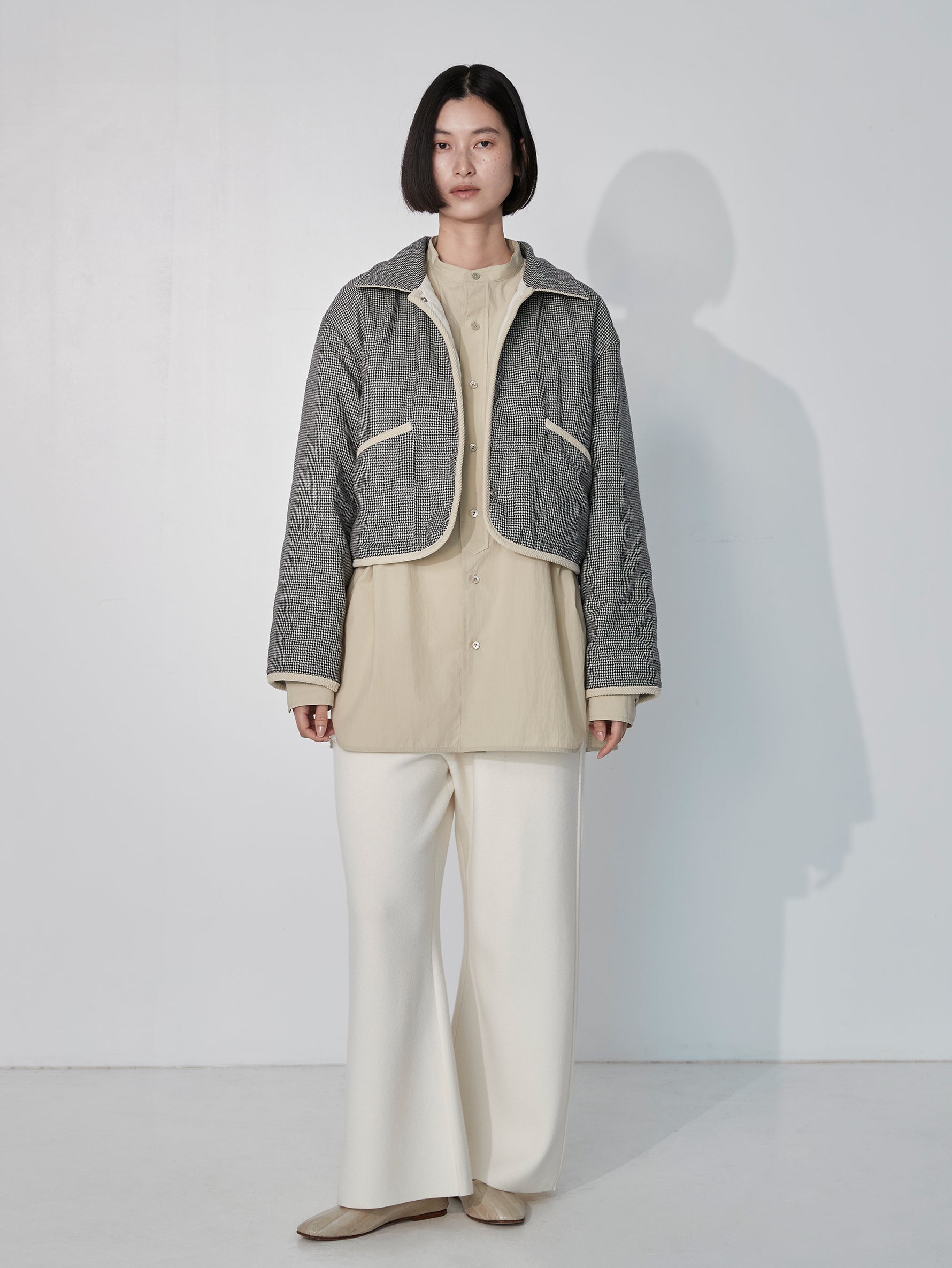 リバーシブルキルティングショートジャケット/TBEA-031