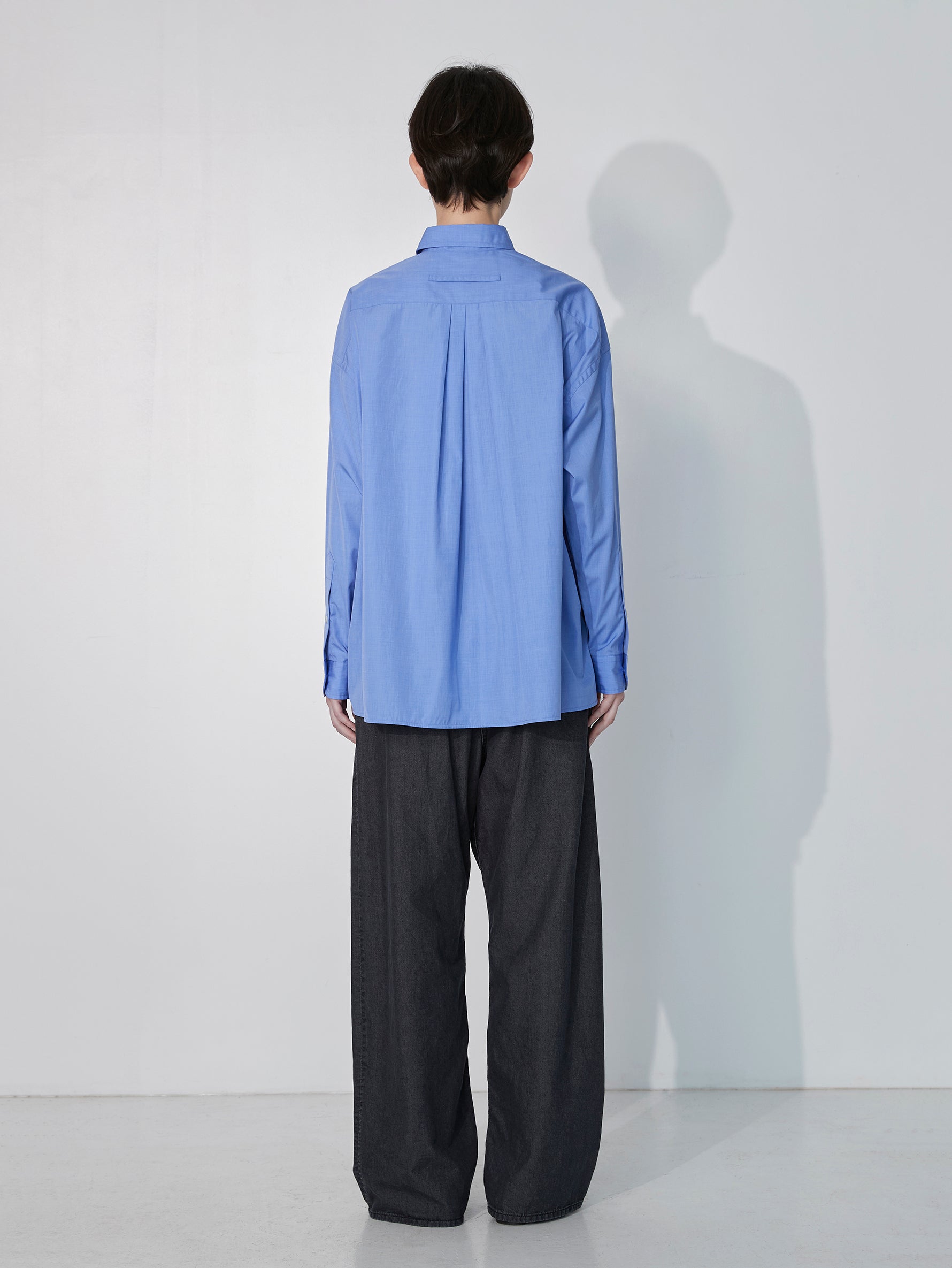 ライトデニムタックワイドパンツ/TBEA-171