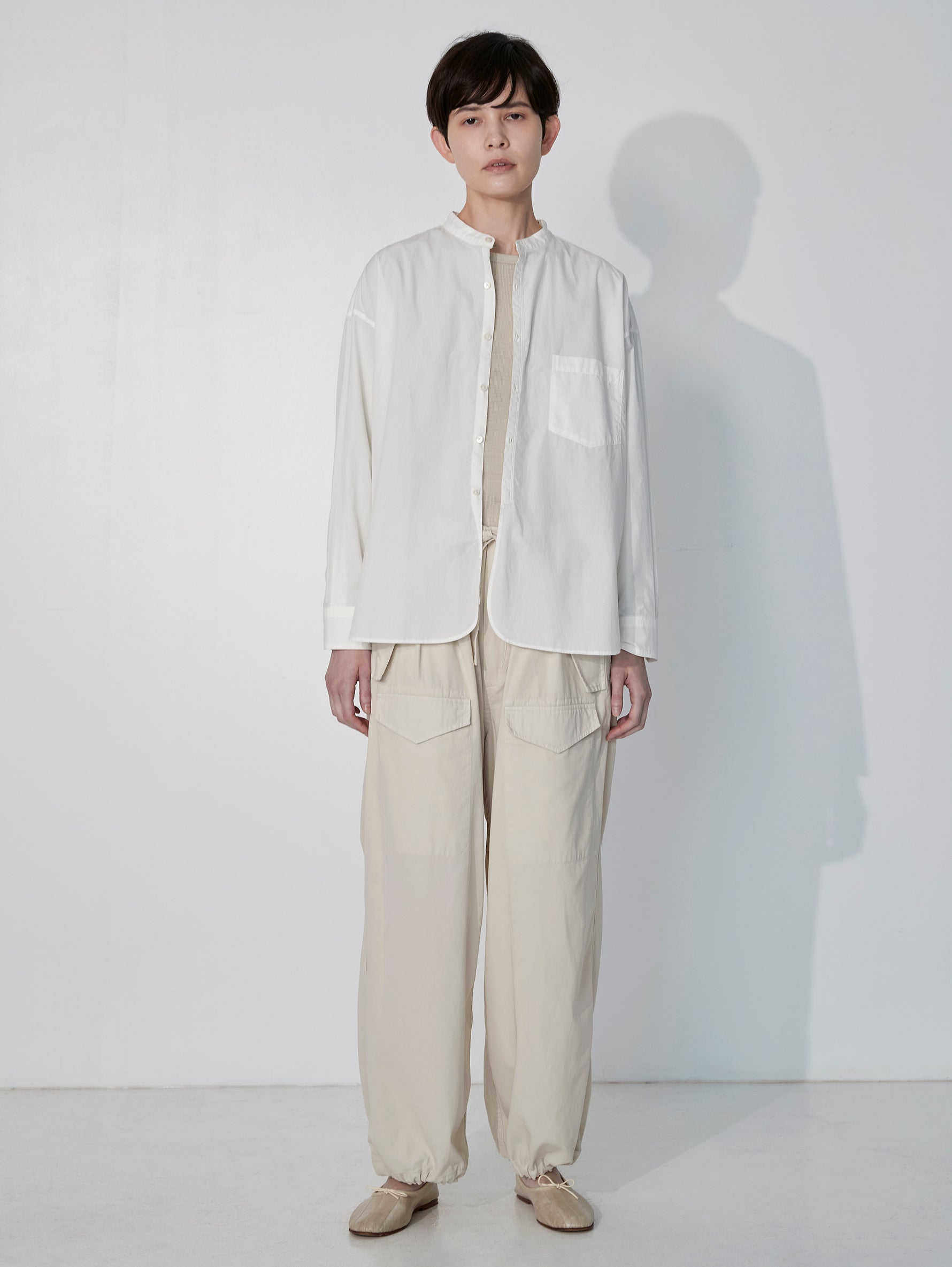 ハーブノーカラーシャツ/TBEA-111