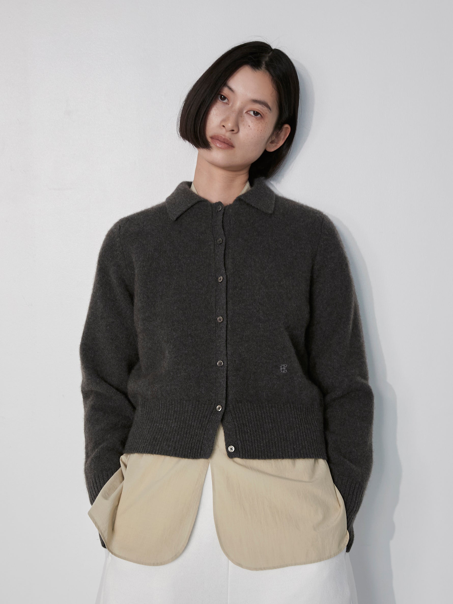 ヤクポロカーディガン/TBEA-504