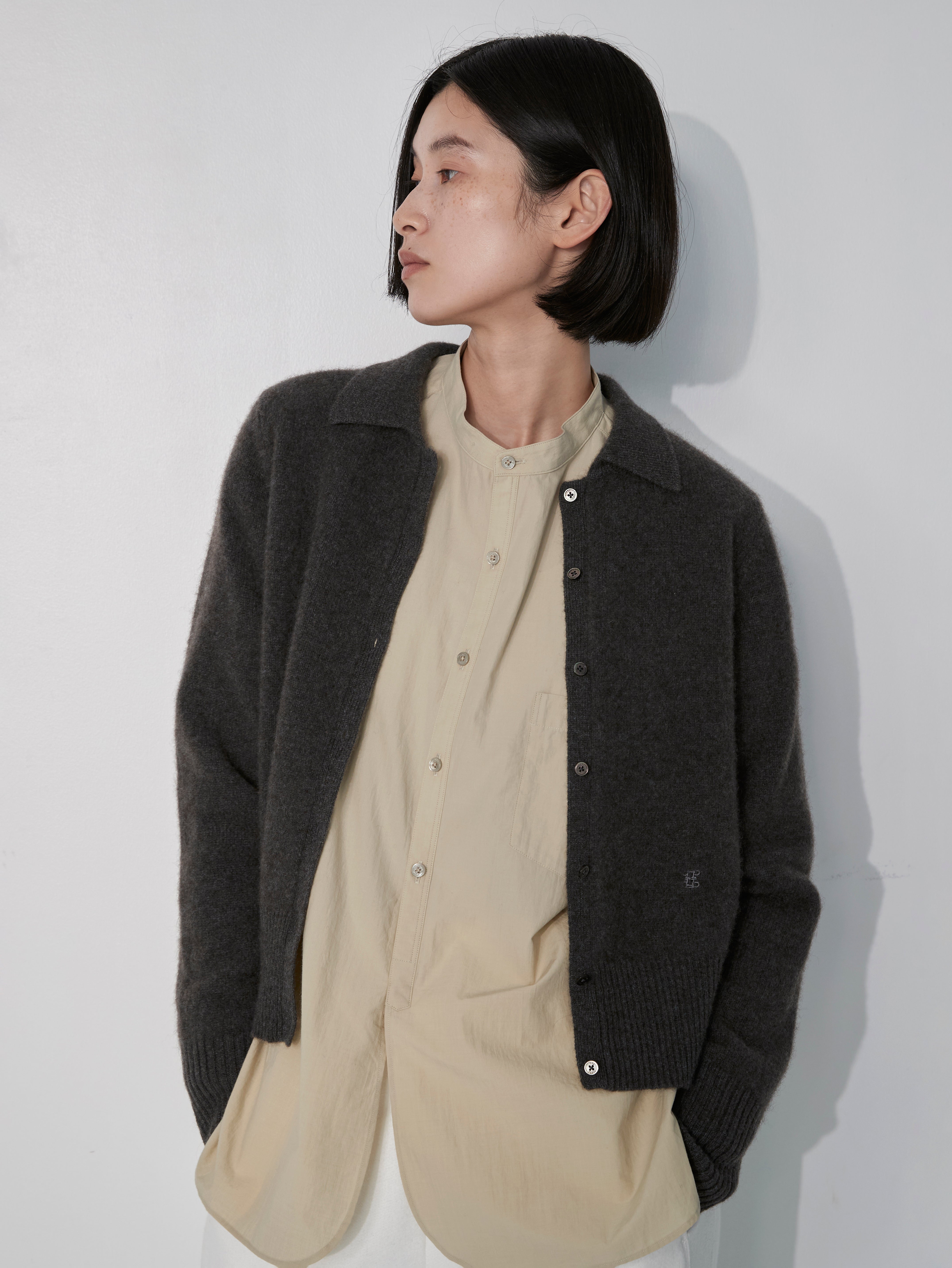 ヤクポロカーディガン/TBEA-504