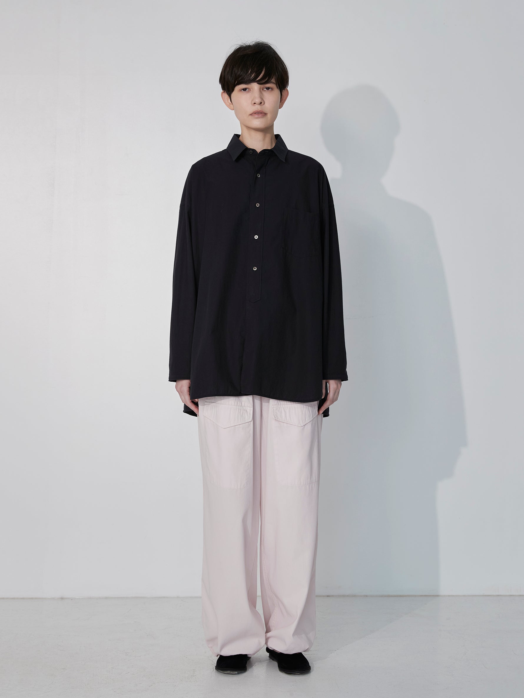 ハーブスクエアビッグシャツブルゾンuni/TBEA-113