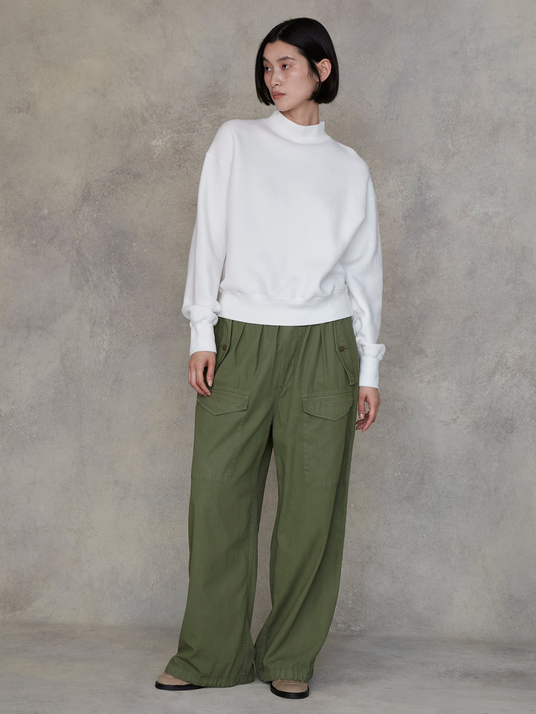 ダウニーウラケハイネックプルオーバー/TBEA-301