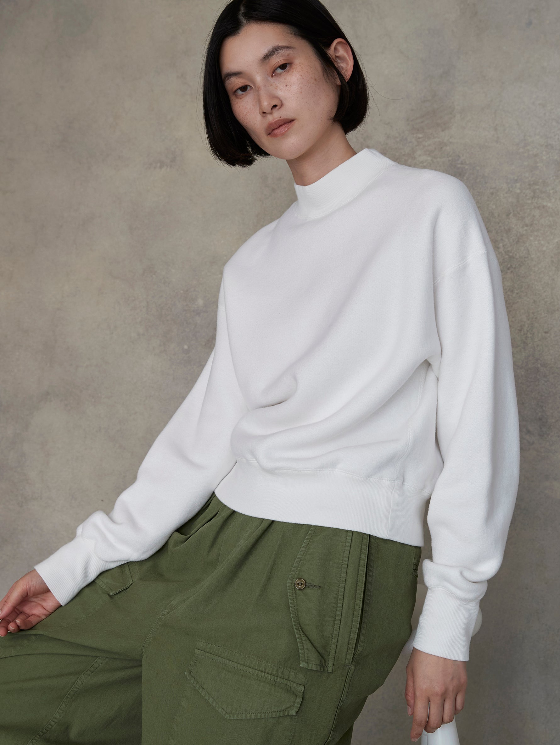 ダウニーウラケハイネックプルオーバー/TBEA-301