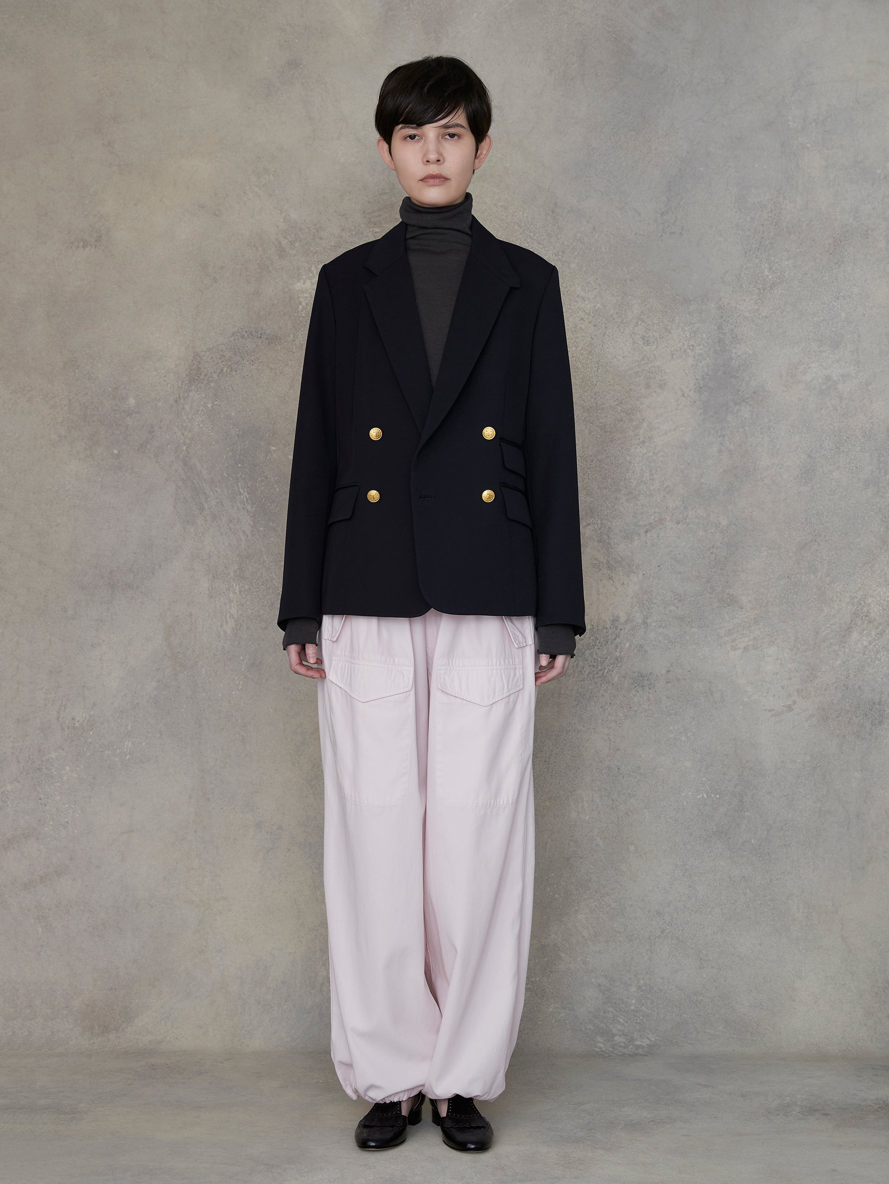 ウールサージダブルジャケット/TBEA-221