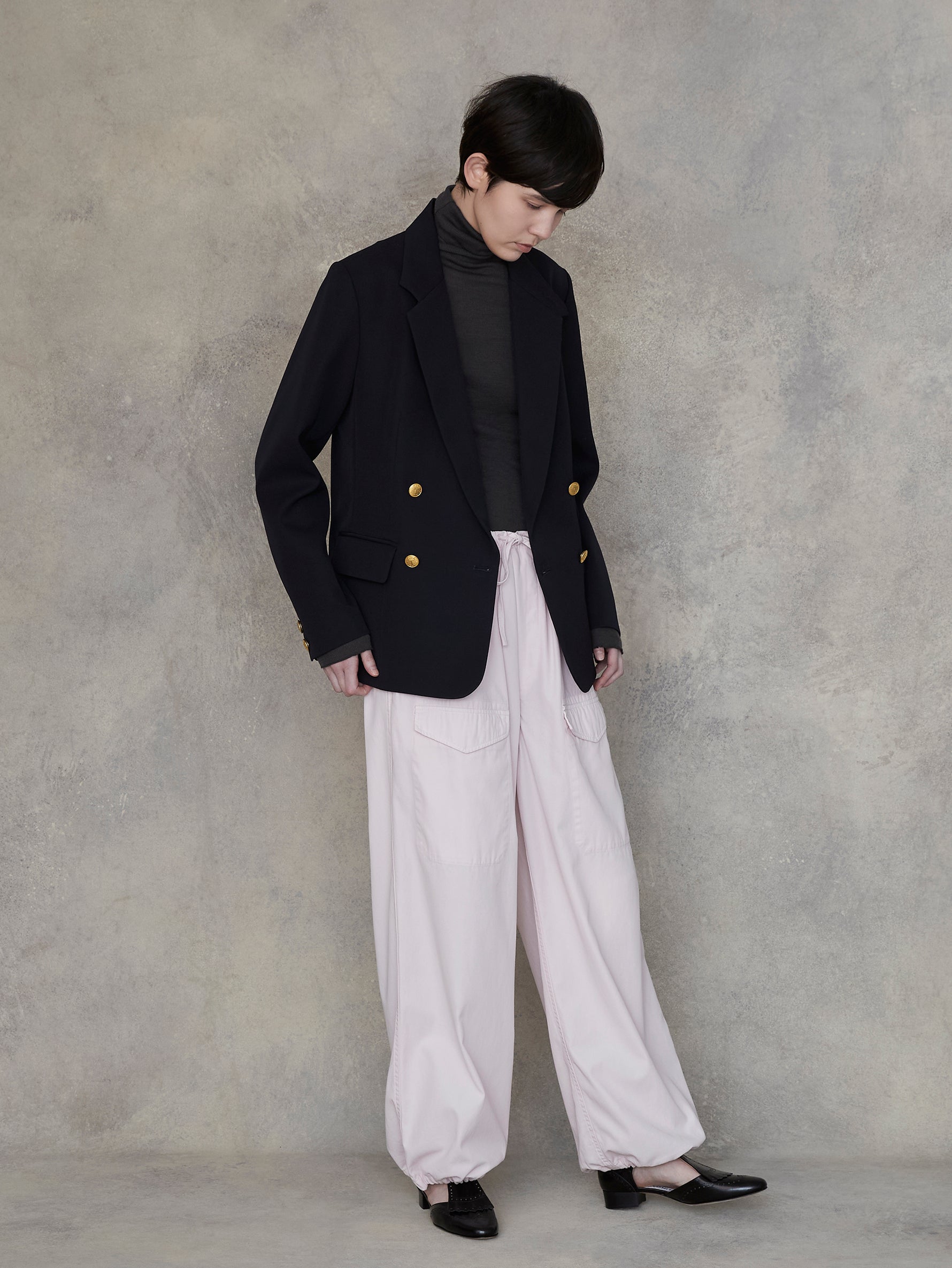 ウールサージダブルジャケット/TBEA-221