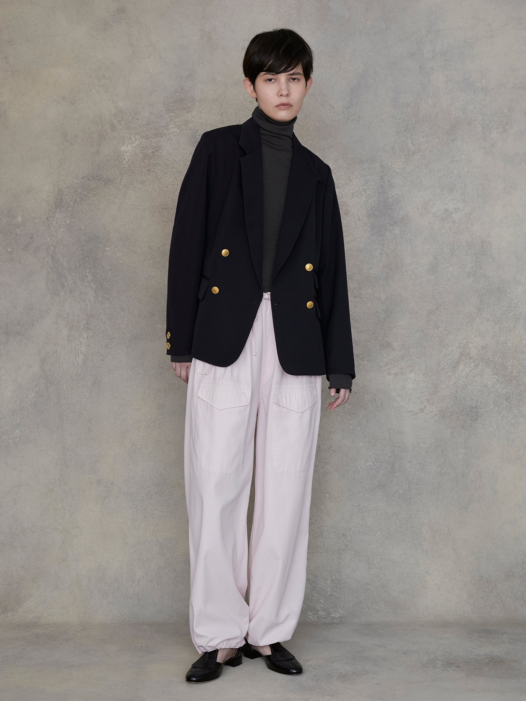 ウールサージダブルジャケット/TBEA-221