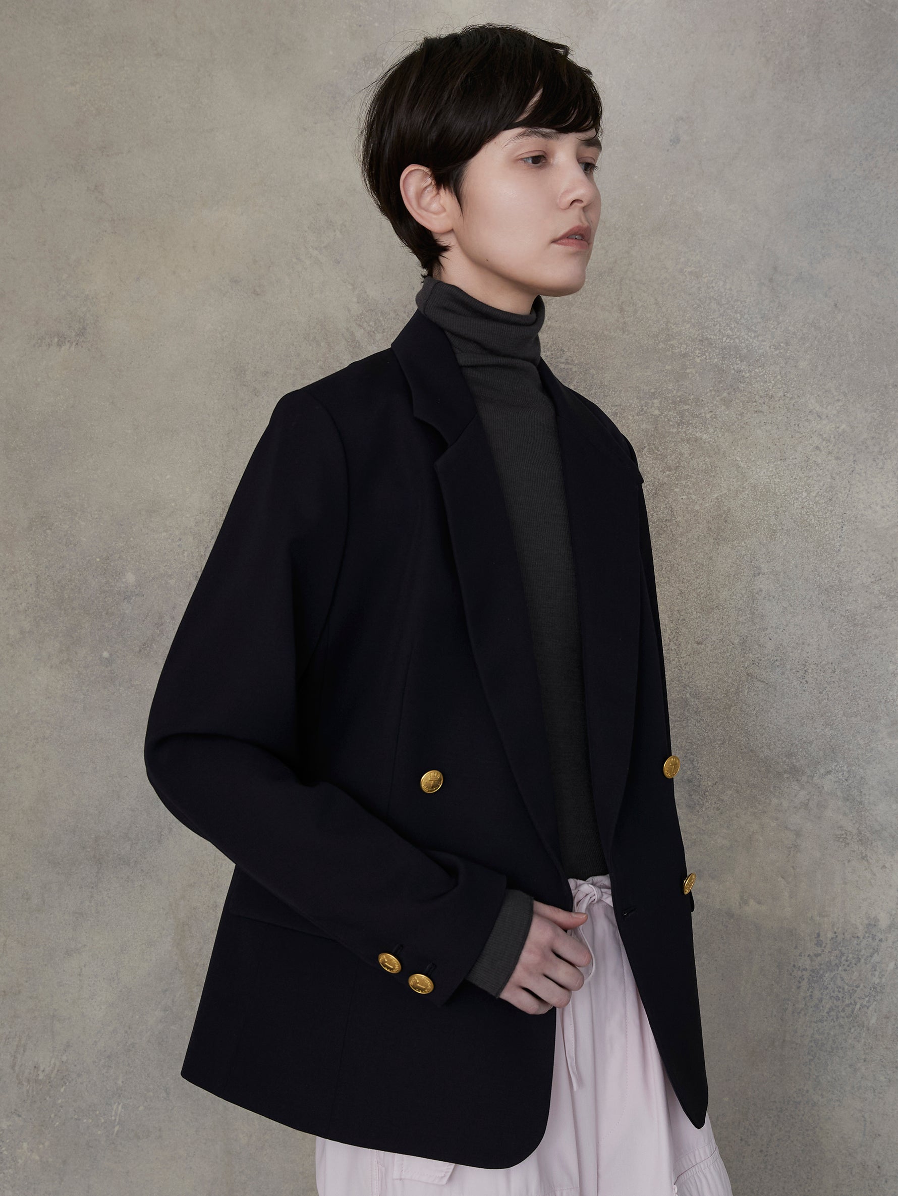 ウールサージダブルジャケット/TBEA-221